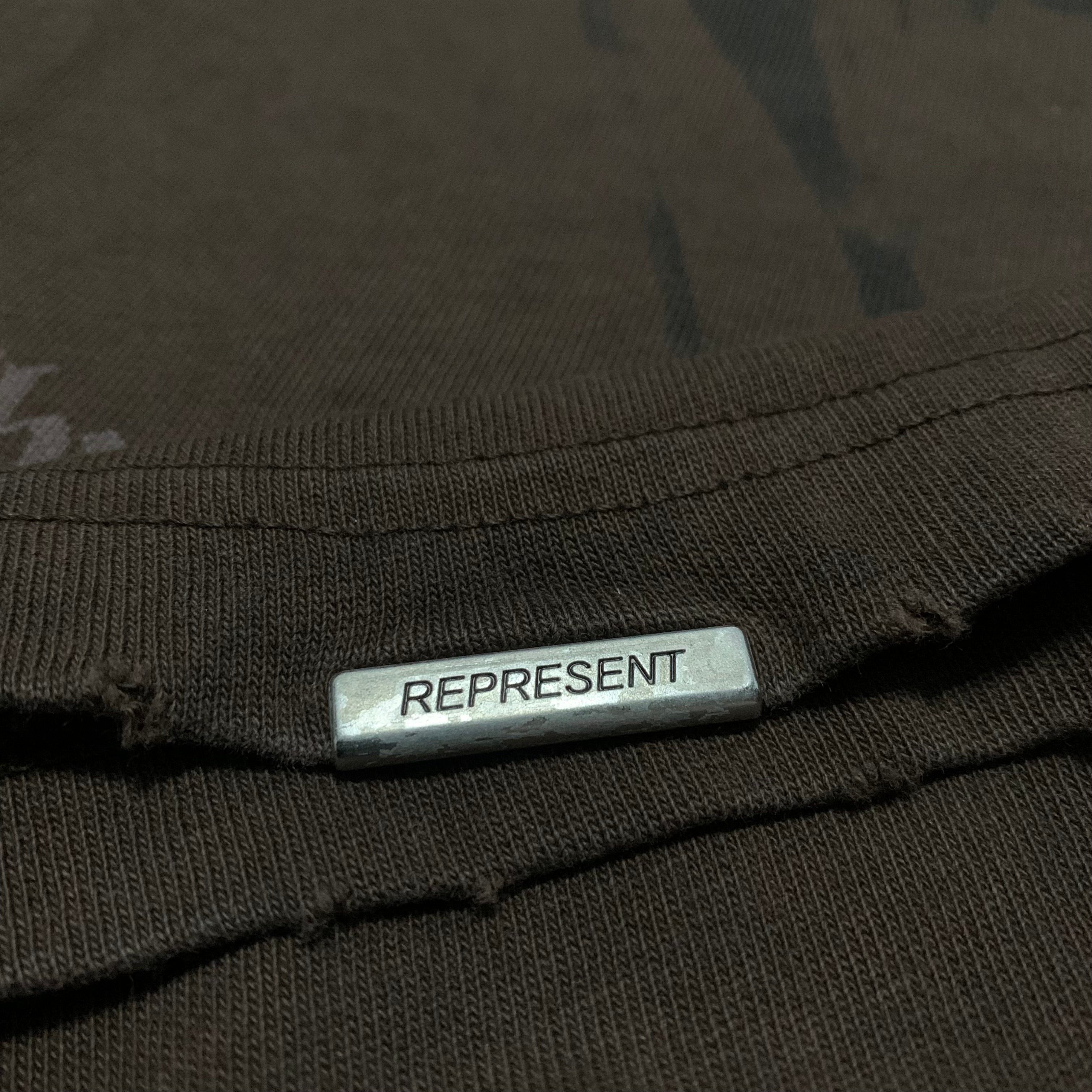 Represent Large British Thunder Vintage Brown Tee