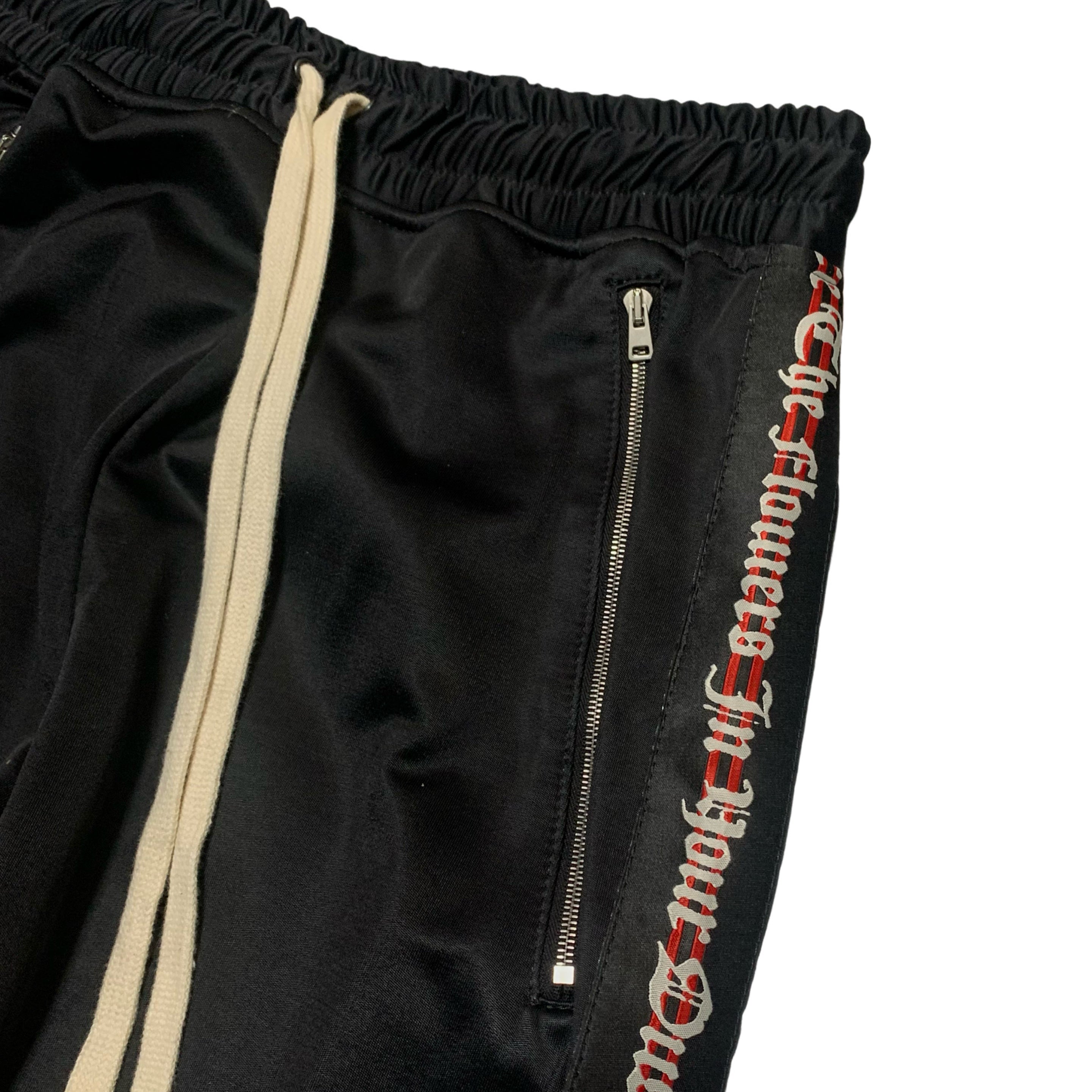 Represent Small Track Pant Bottoms Black Wide Awake