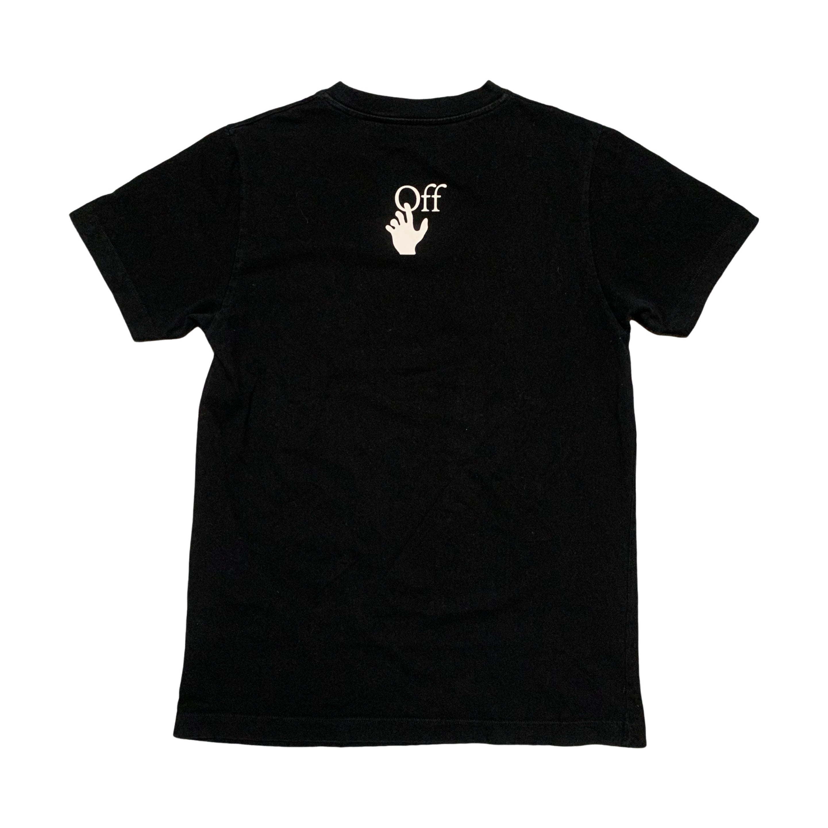 Off White Small Caravaggio Painting Black Tee Virgil Abloh