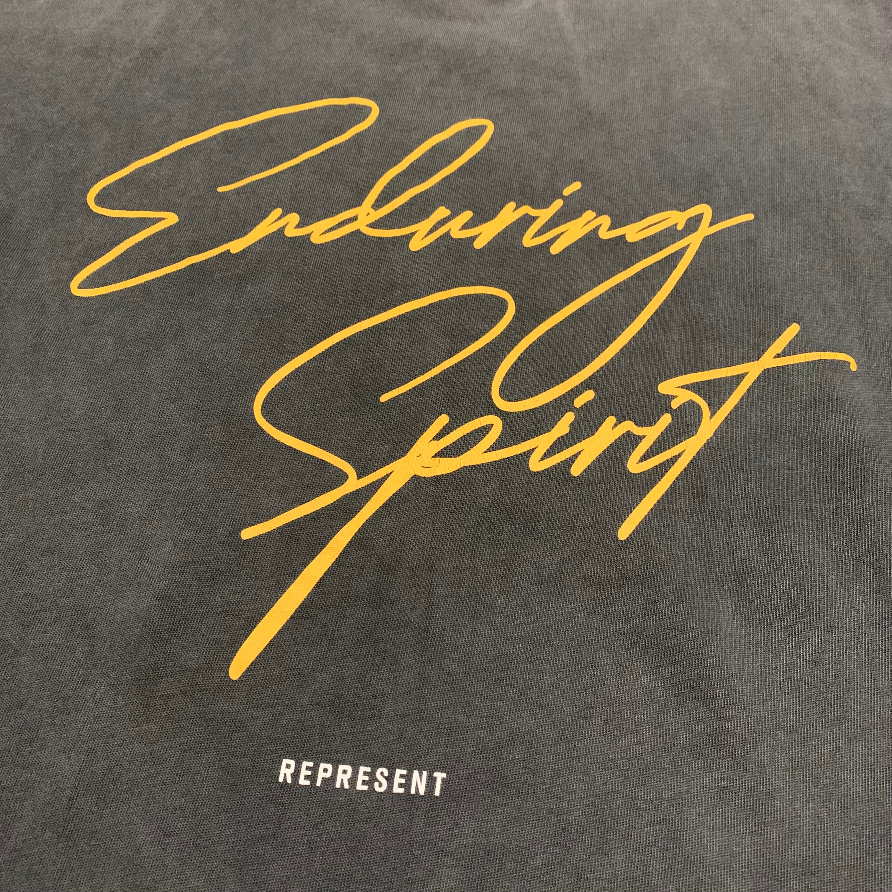 Represent Large Enduring Spirit Vintage Grey Tee