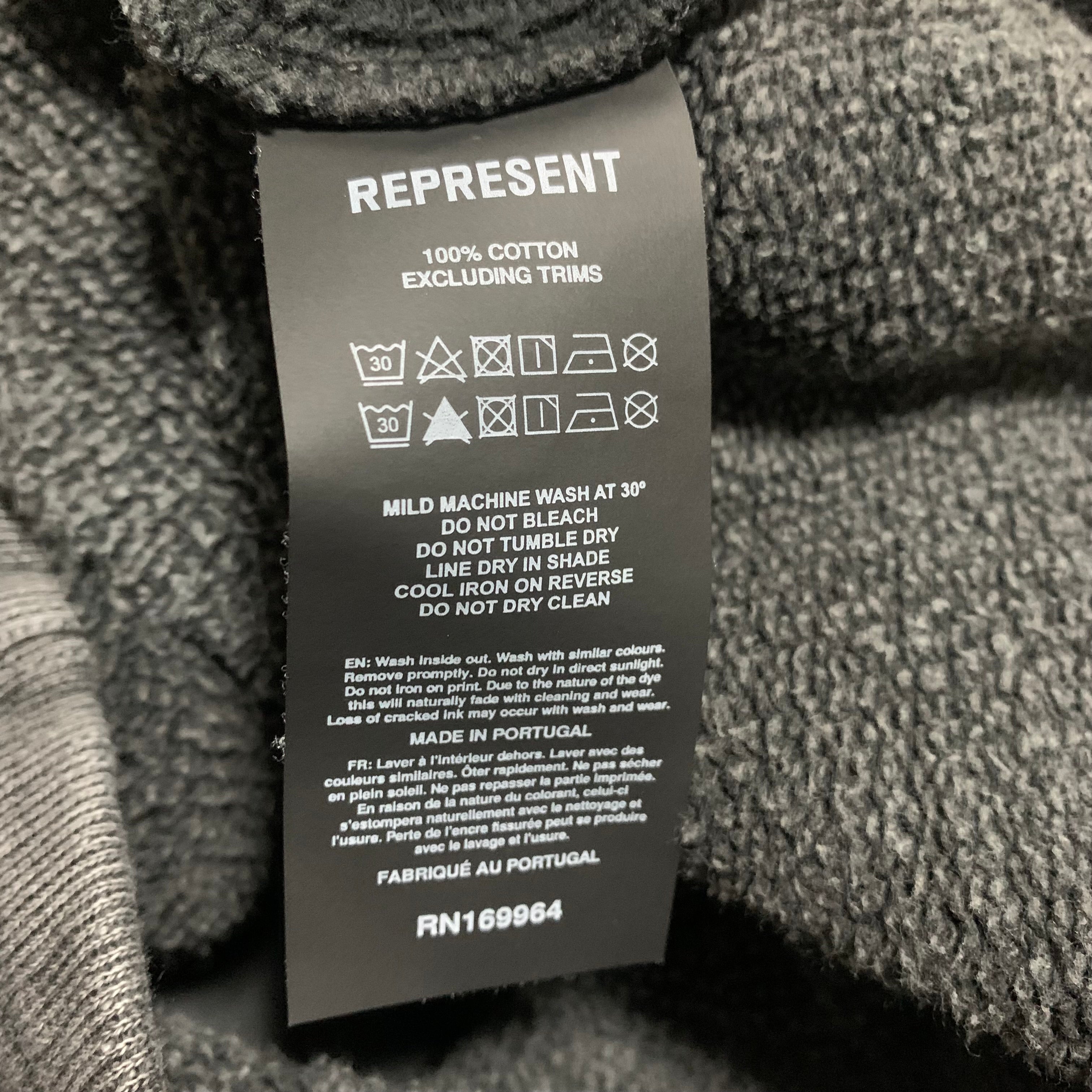 Represent XS Shorts 247 Vs The World Pewter Grey Jersey Shorts