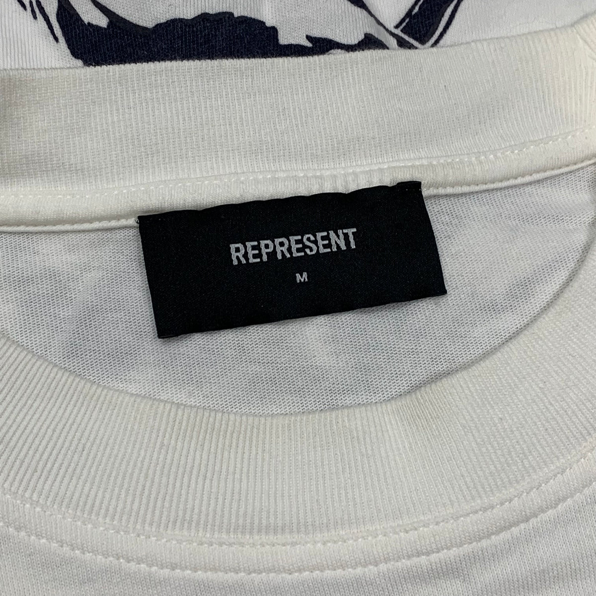 Represent Medium Tee Mascot Flat White Pocket T-Shirt