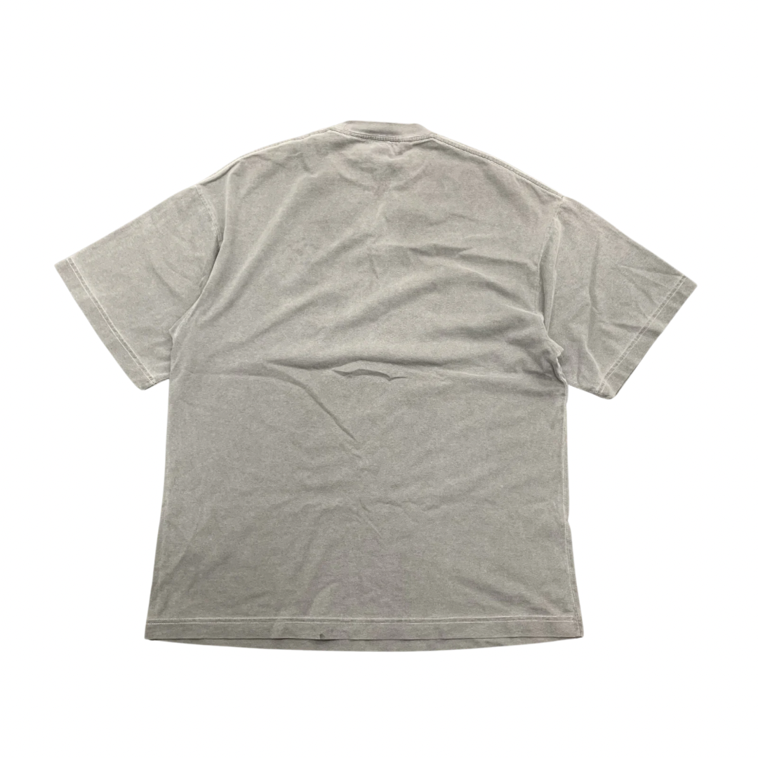 Palm Angels Large Tee Tree Graphic Vintage Grey T-Shirt