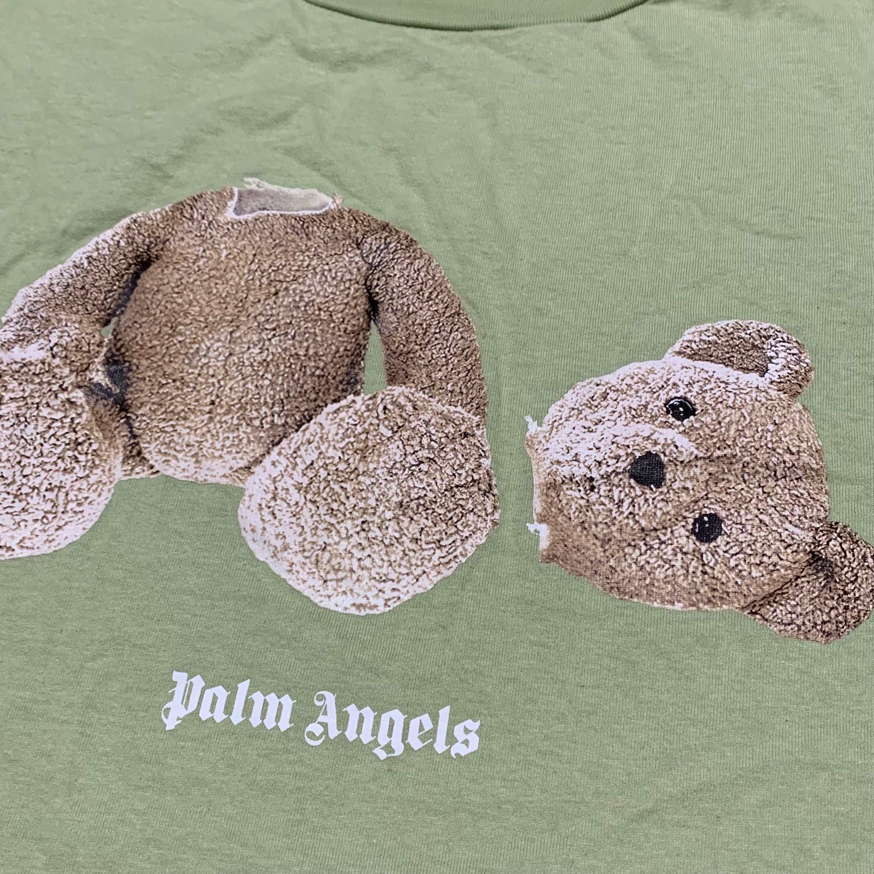 Palm Angels XL Classic Bear Green Tee