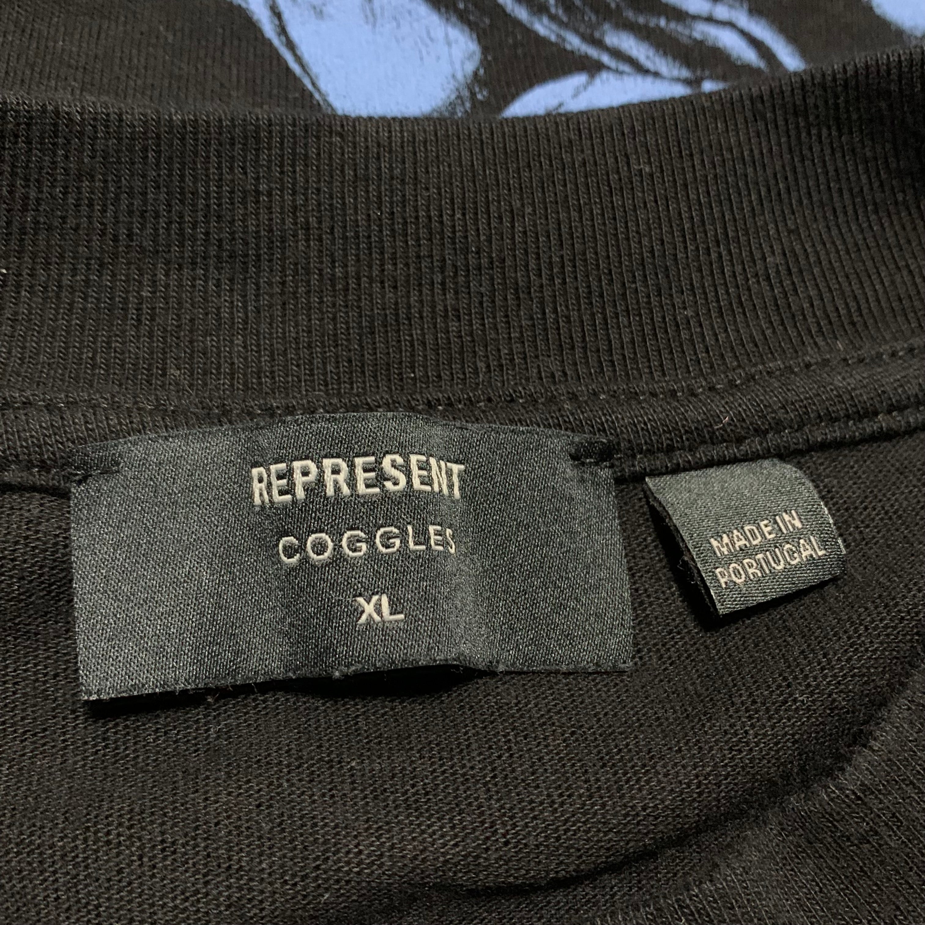 Represent XL Icarus Jet Black Tee Coggles Limited Edition