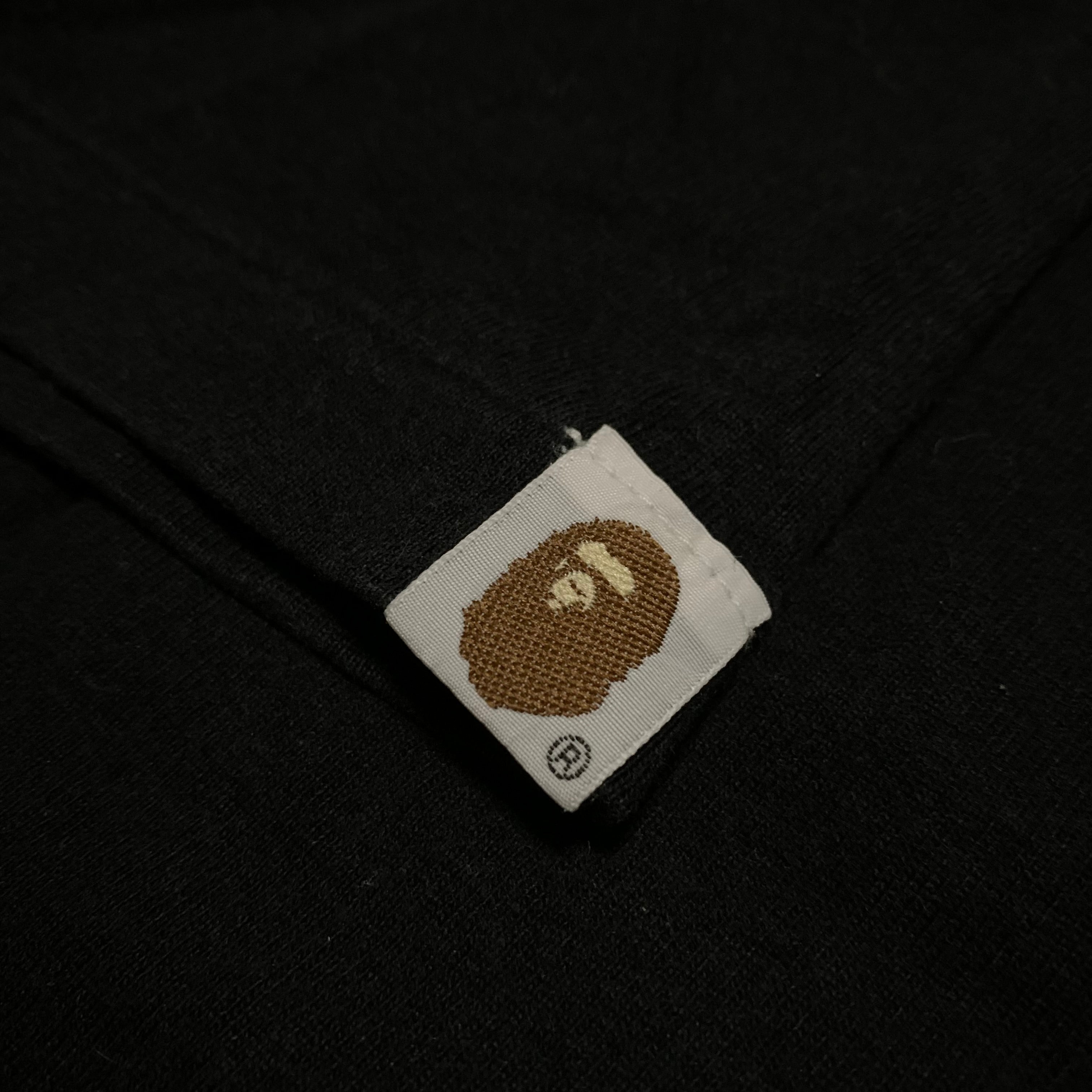 Bape Large England By Bathing Ape Black Tee Vintage OG 90s