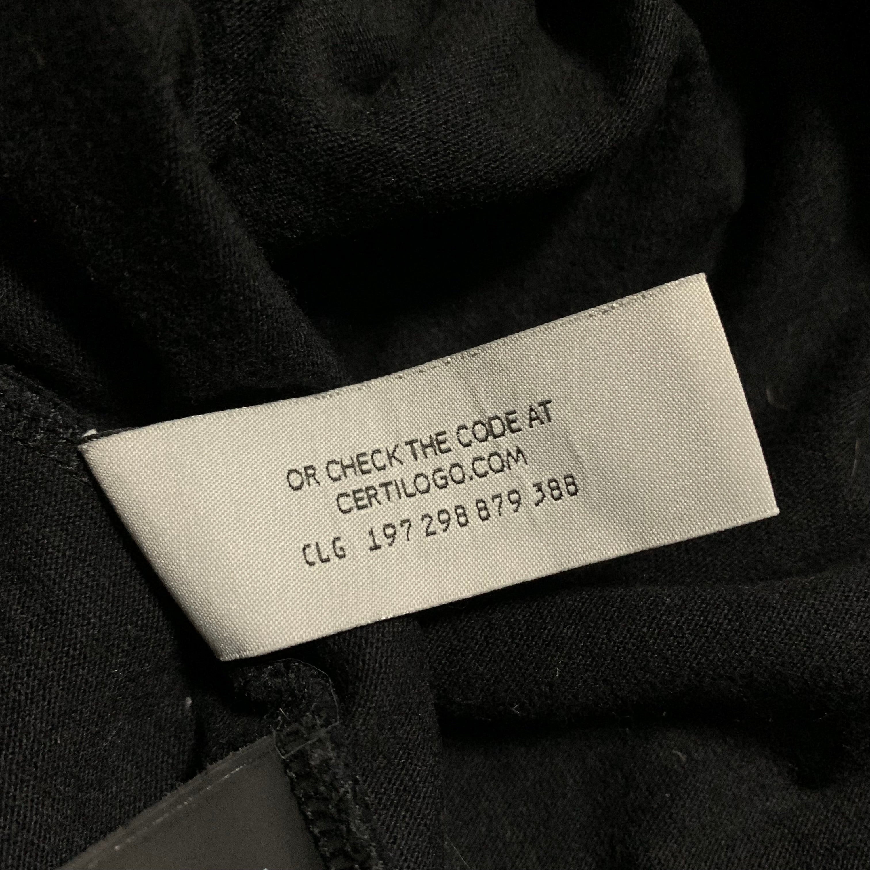 Palm Angels Large Las Vegas Sprayed Black Tee