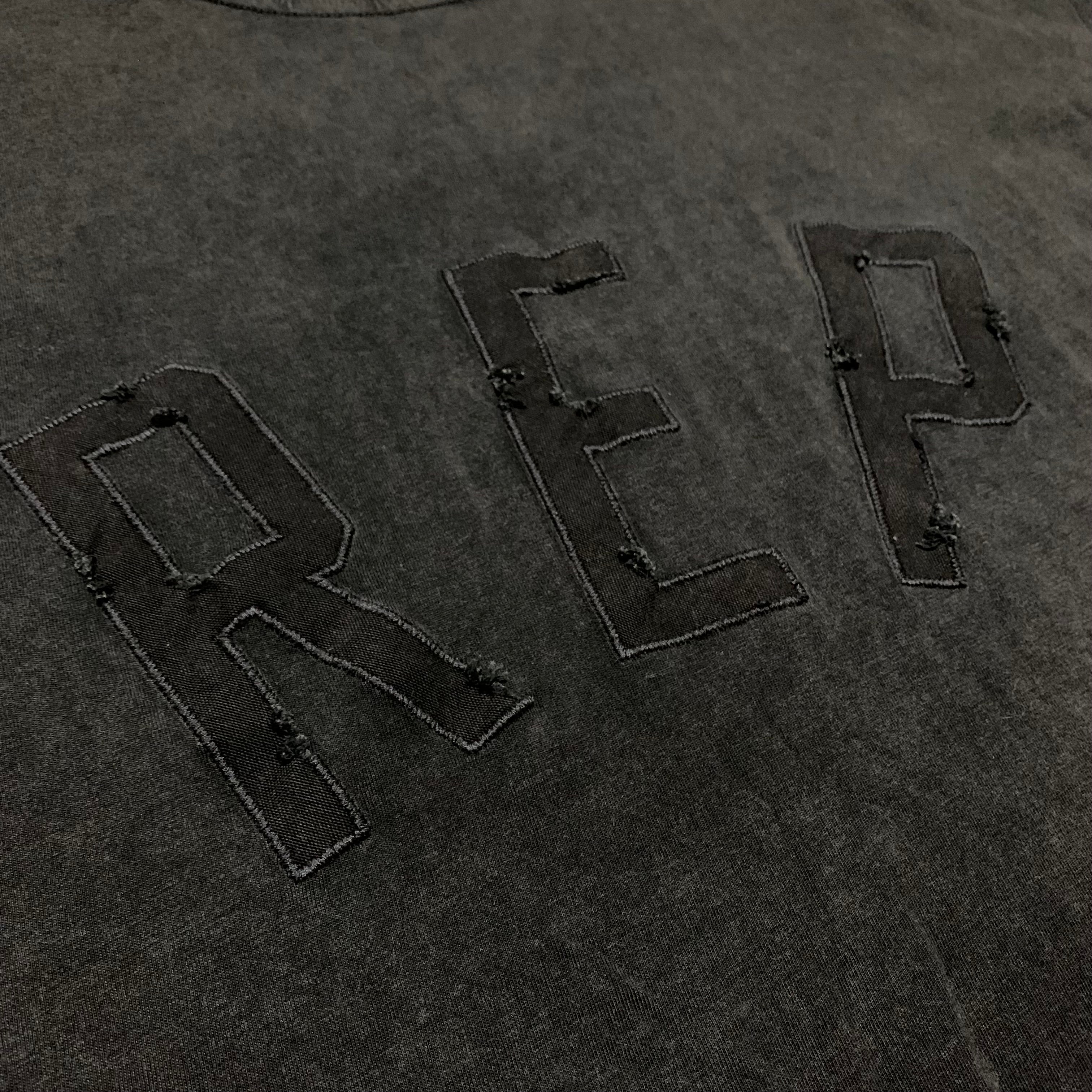 Represent Small Applique Vintage Black Tee