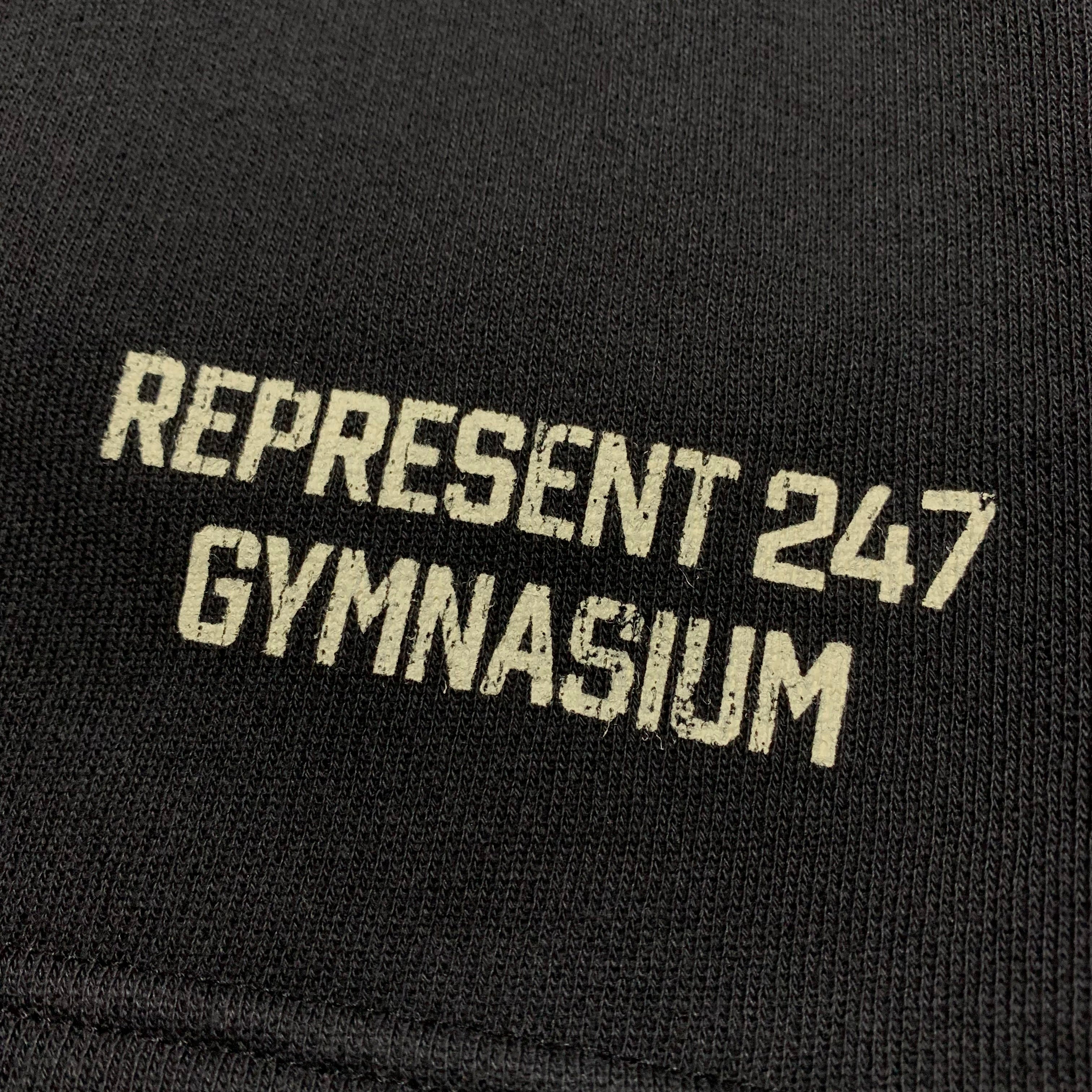 Represent XS Shorts 247 Jet Black Jogger Shorts Bottoms