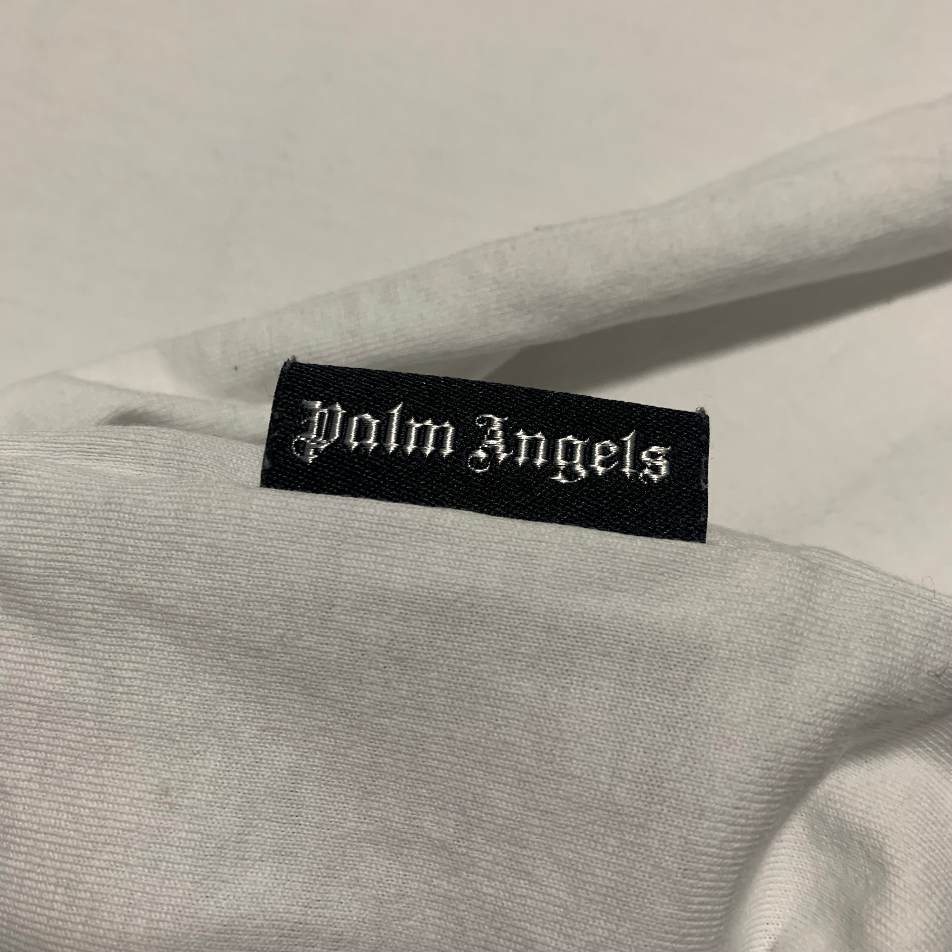 Palm Angels Large Monogram White Tee