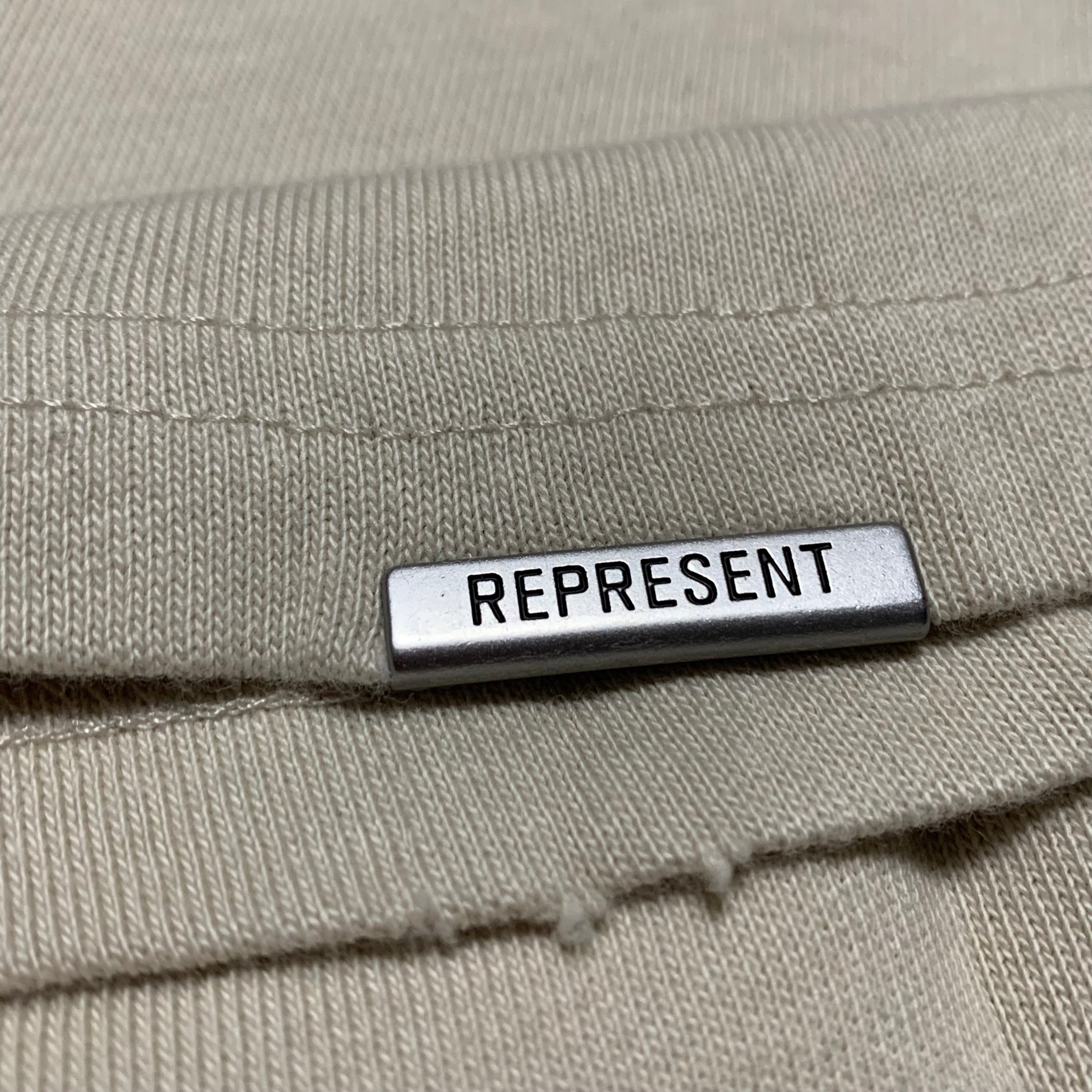 Represent XS Only The Strong Survive Vintage White Tee Shark