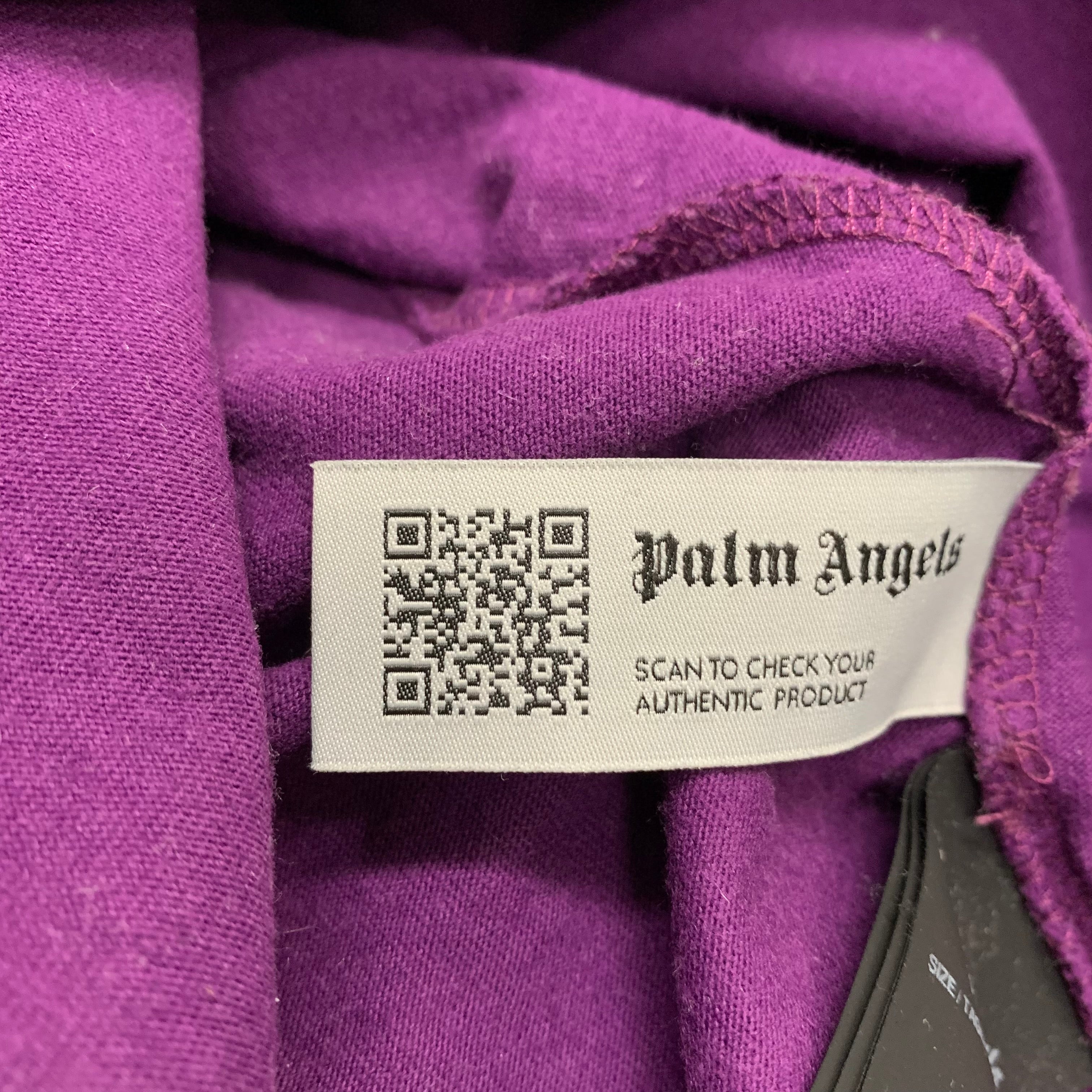 Palm Angels Medium Tee Bear Classic Purple T-Shirt