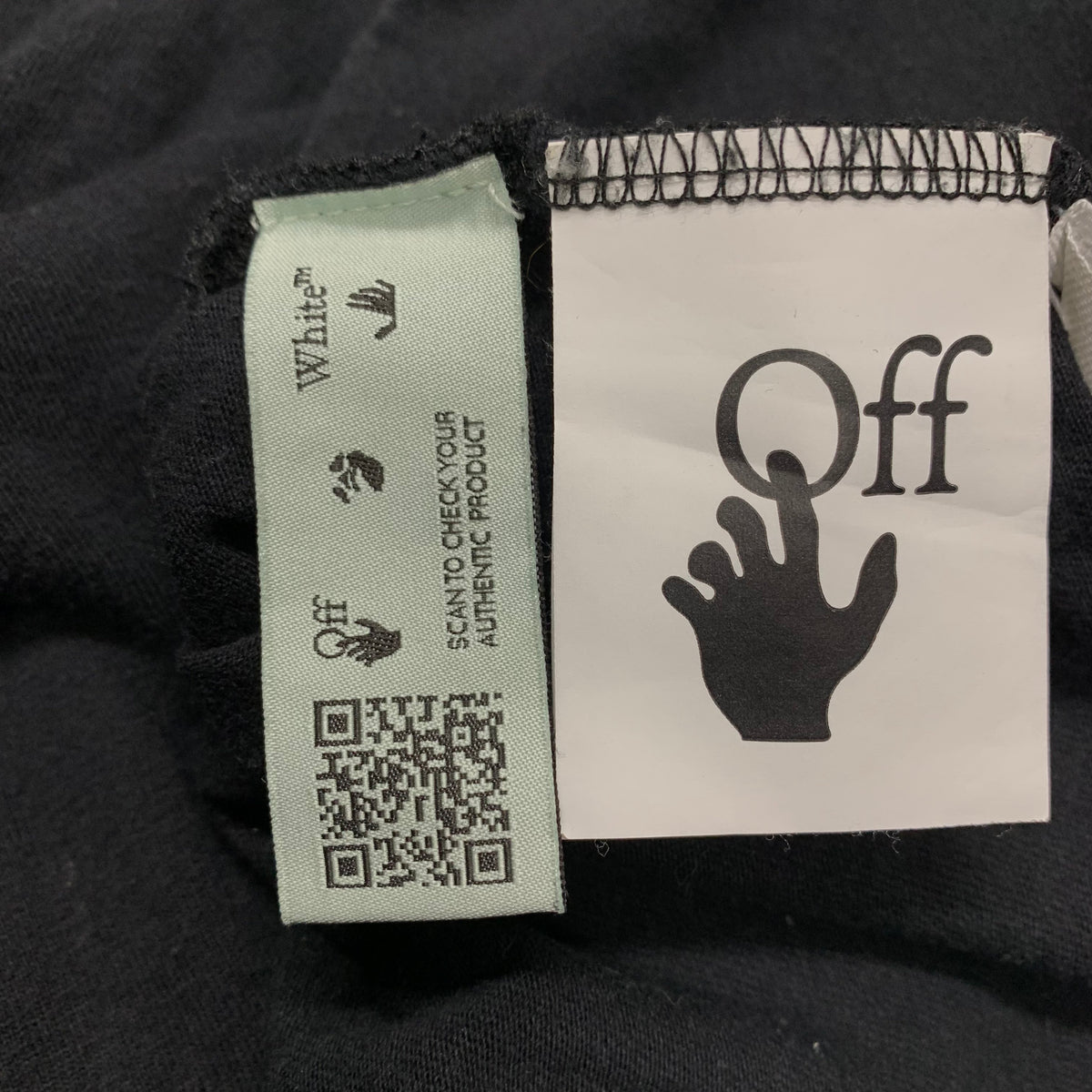 Off White XS Tee Stencil Arrows Black T-Shirt Virgil Abloh