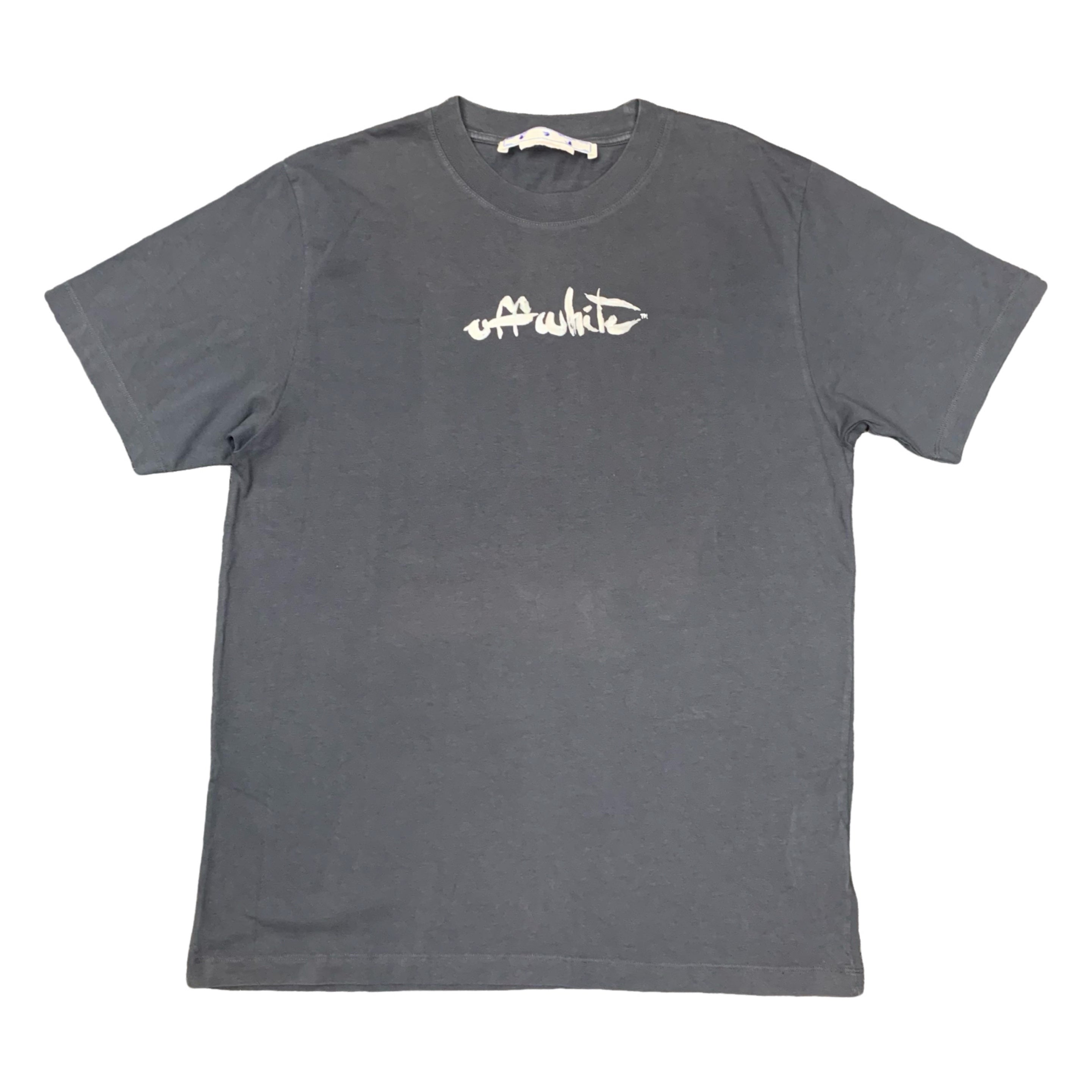 Off White Large Tee Marker Arrows Blue T-Shirt Virgil Abloh