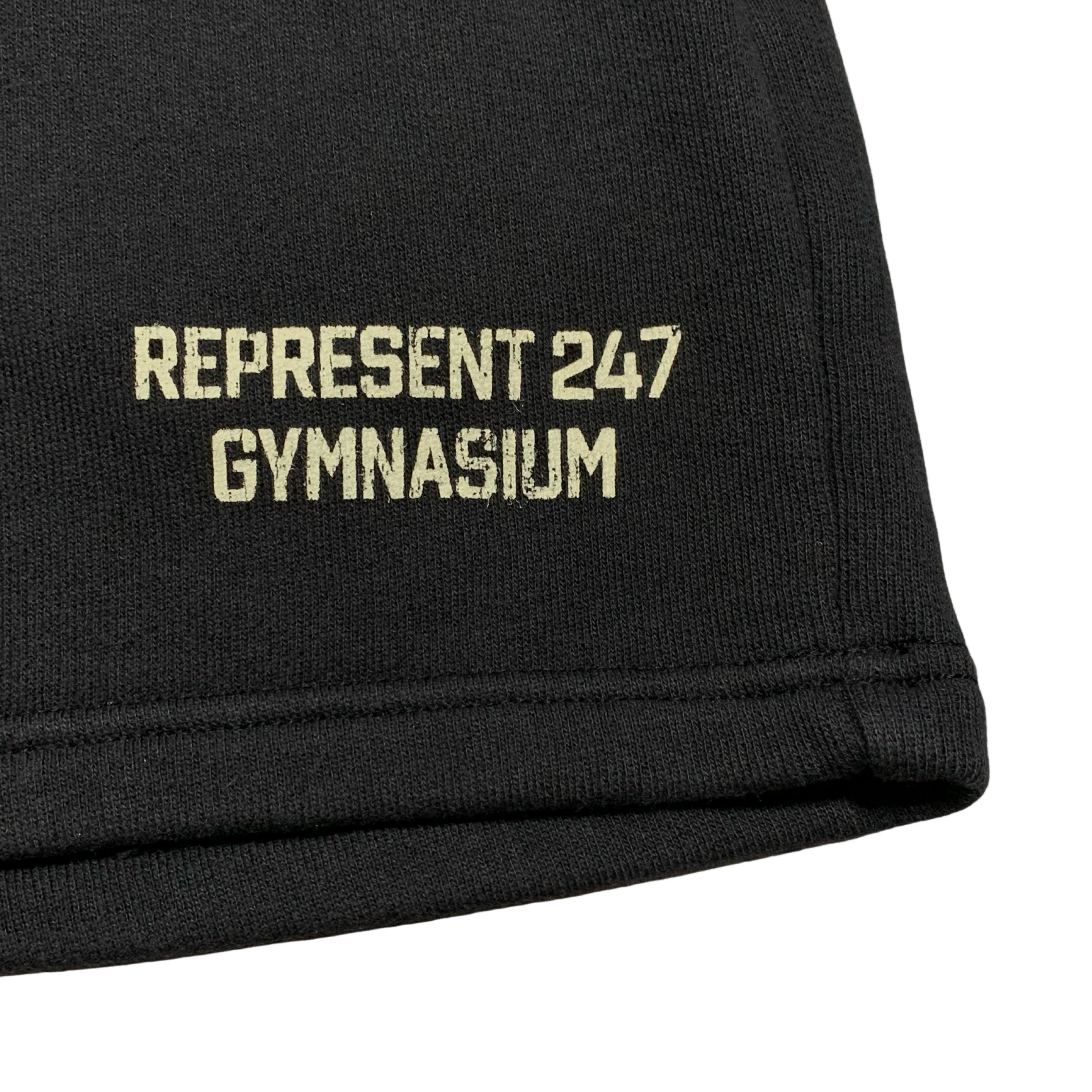 Represent XS Shorts 247 Jet Black Jogger Shorts Bottoms