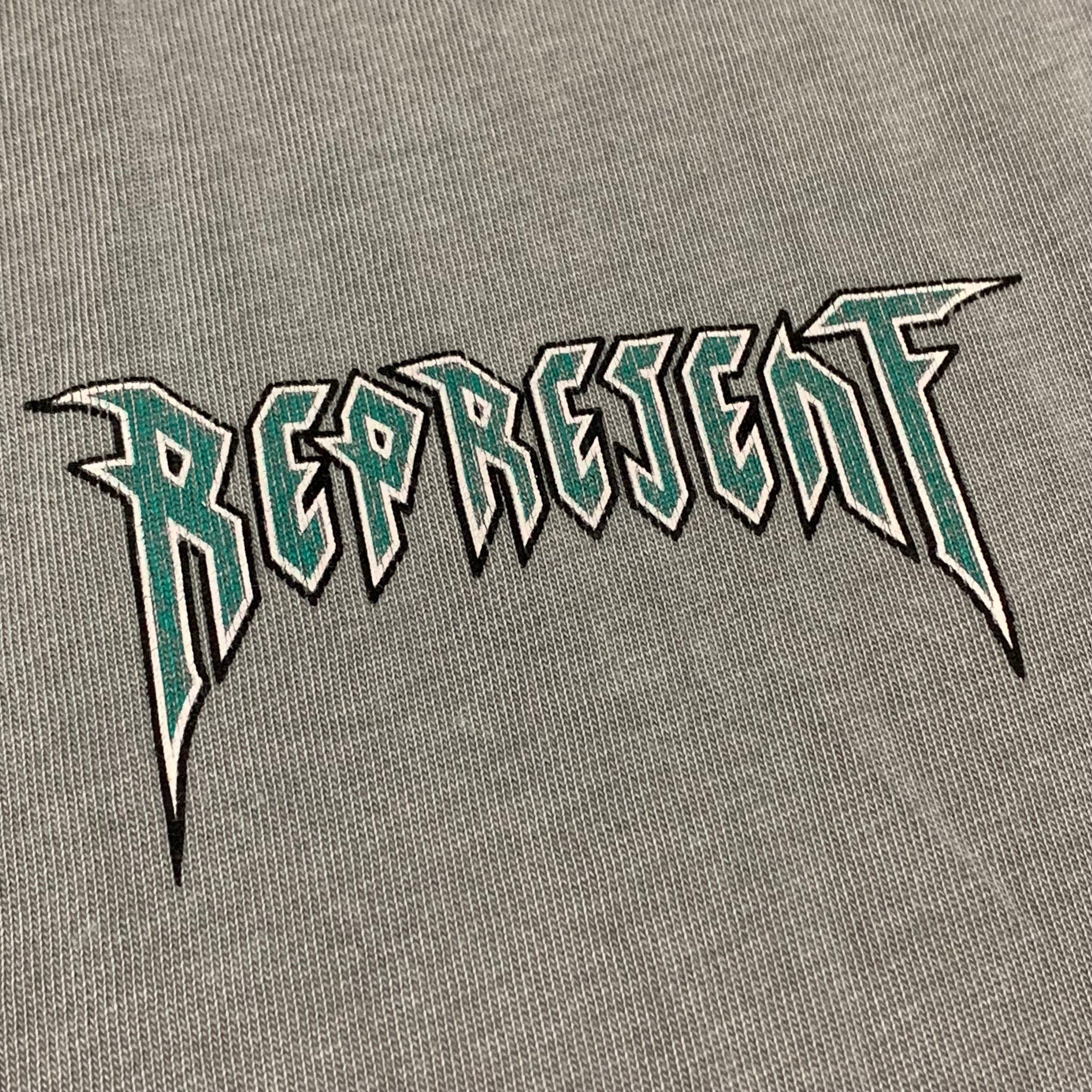 Represent Medium Rock Logo Ultimate Grey Tee