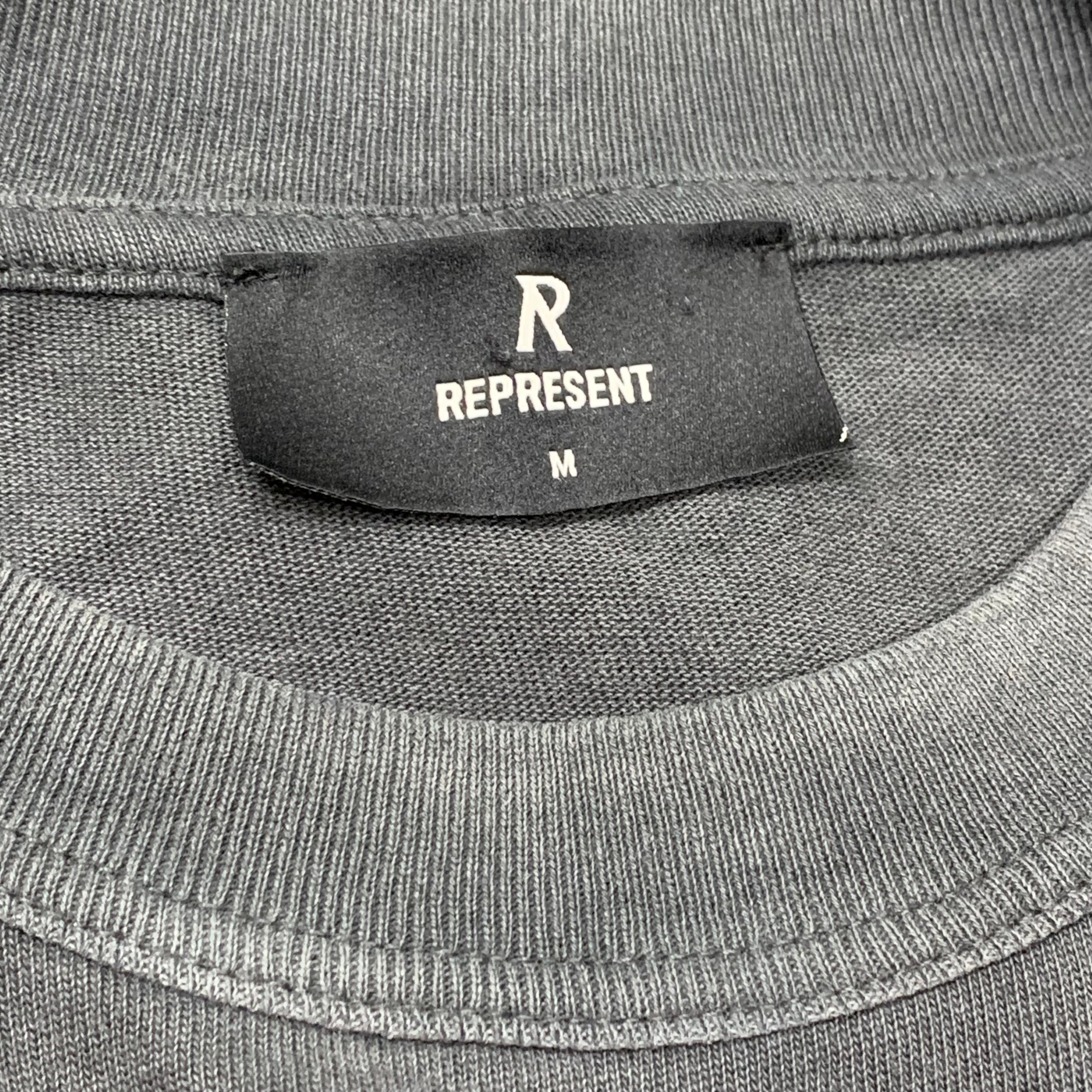 Represent Medium Horizons Aged Black T-Shirt
