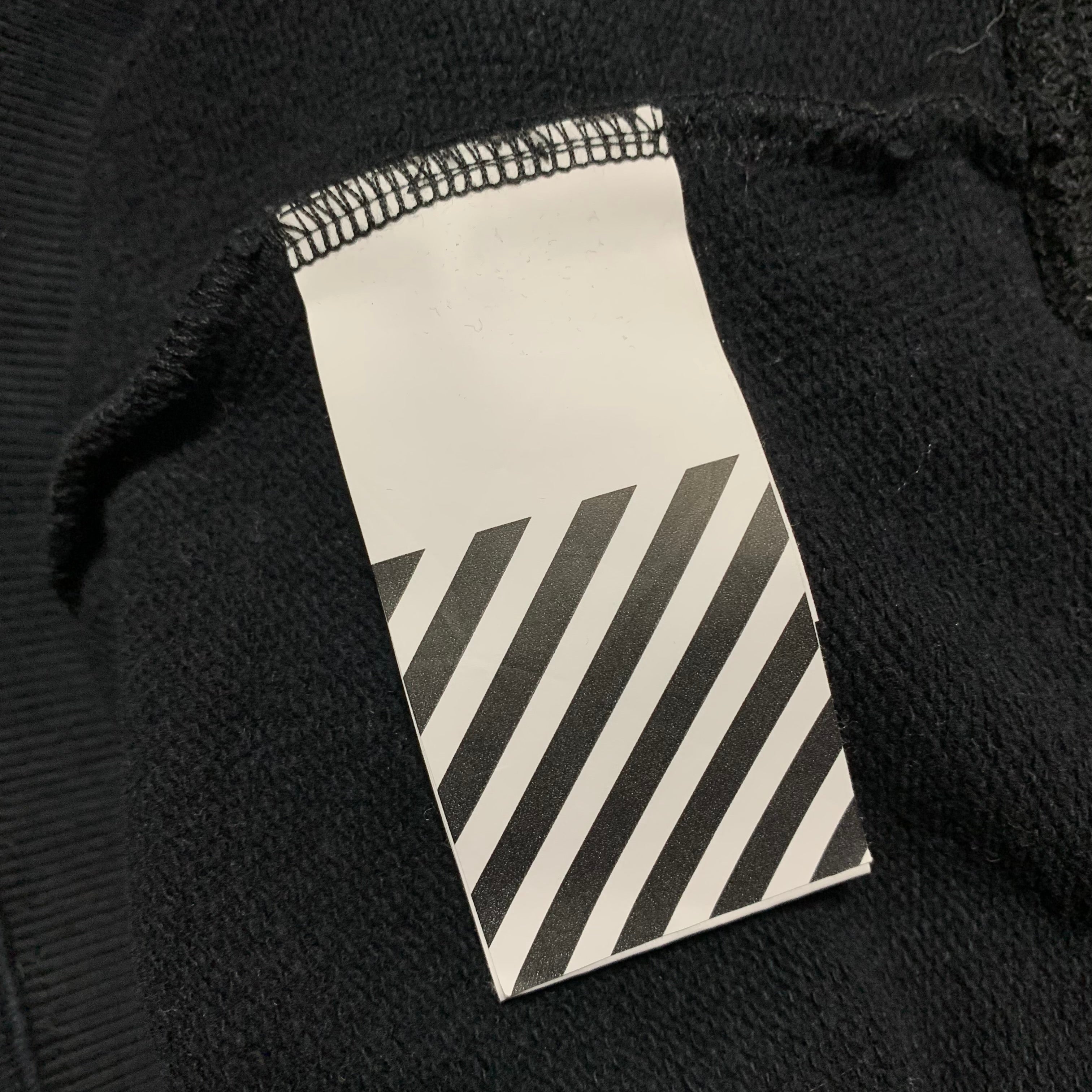 Off White Medium Mariana De Silva Black Sweatshirt Crewneck Virgil Abloh