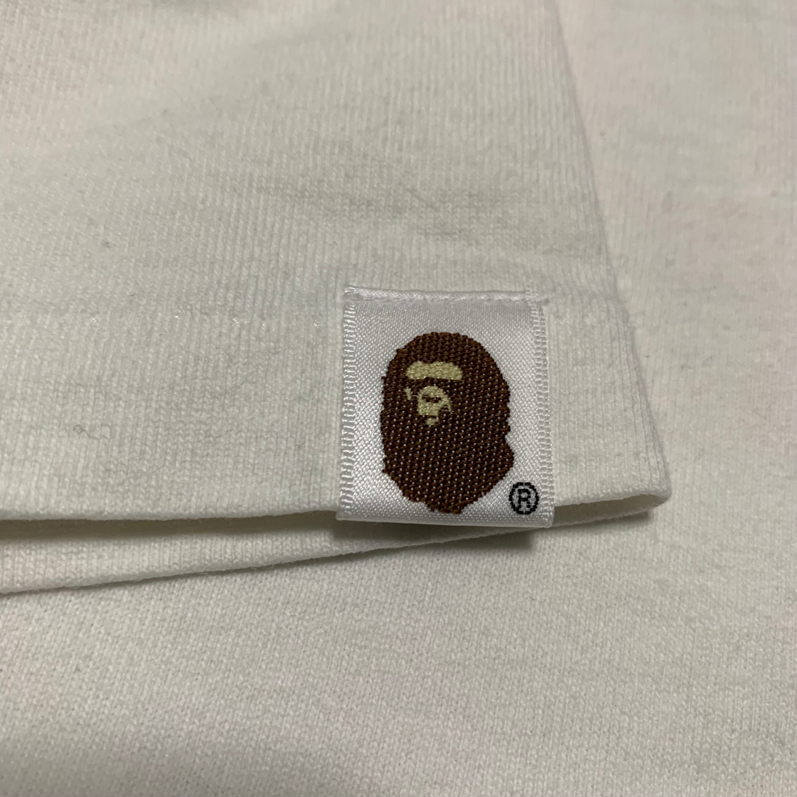 Bape Medium Bape Sta White Tee A Bathing Ape 2009