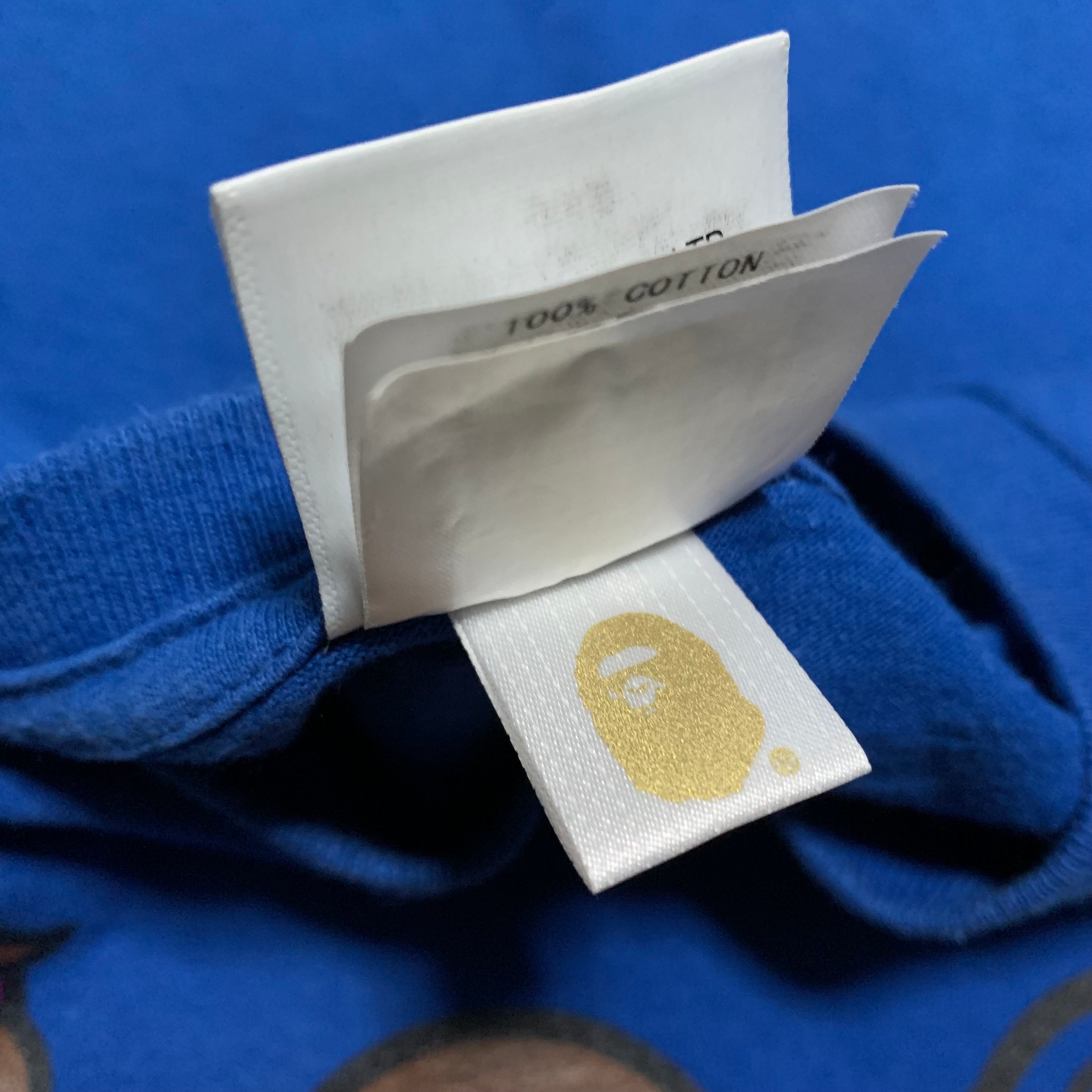 Bape Large Minions Baby Milo Blue Tee A Bathing Ape