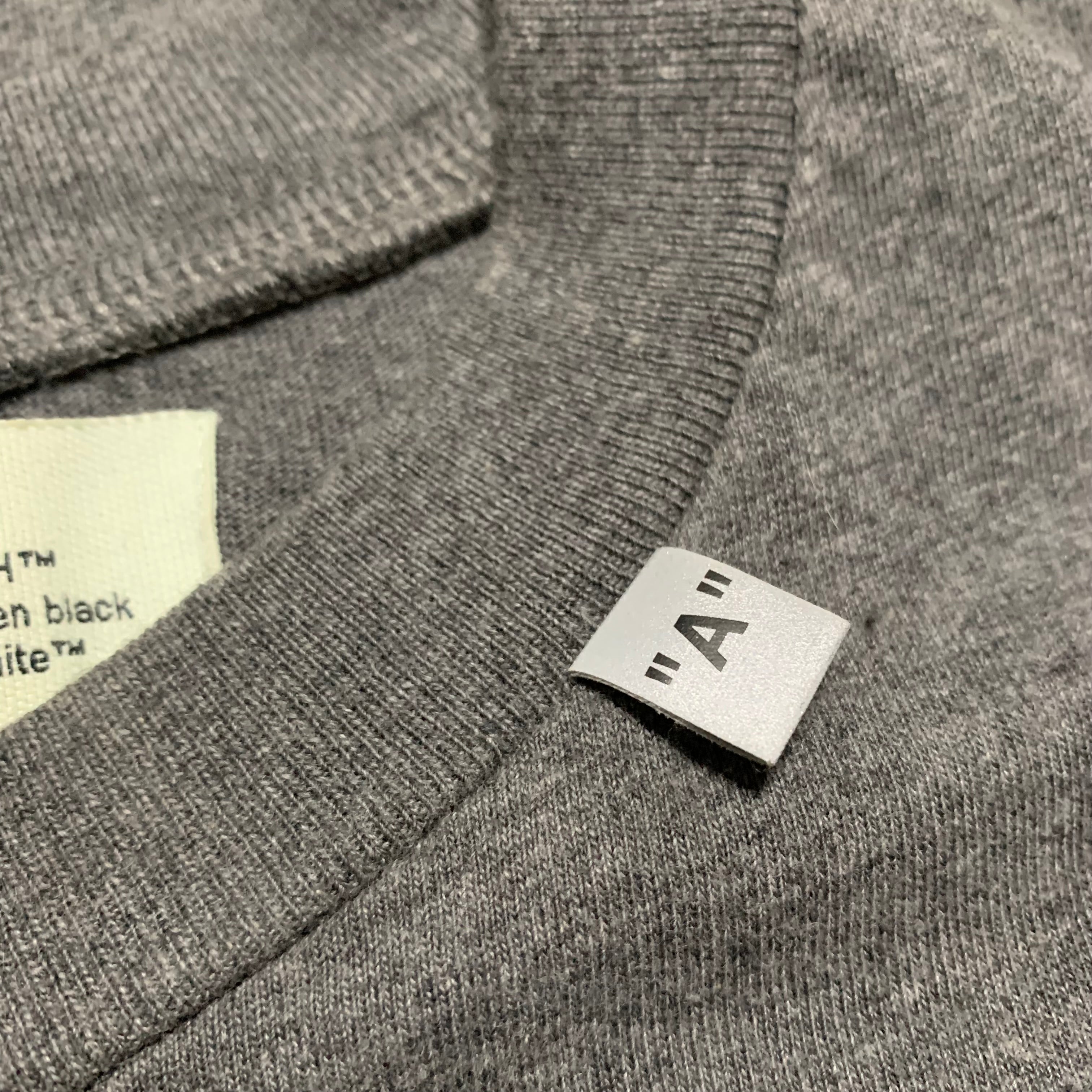 Off White XL Off Graphic Grey Tee Virgil Abloh 2020