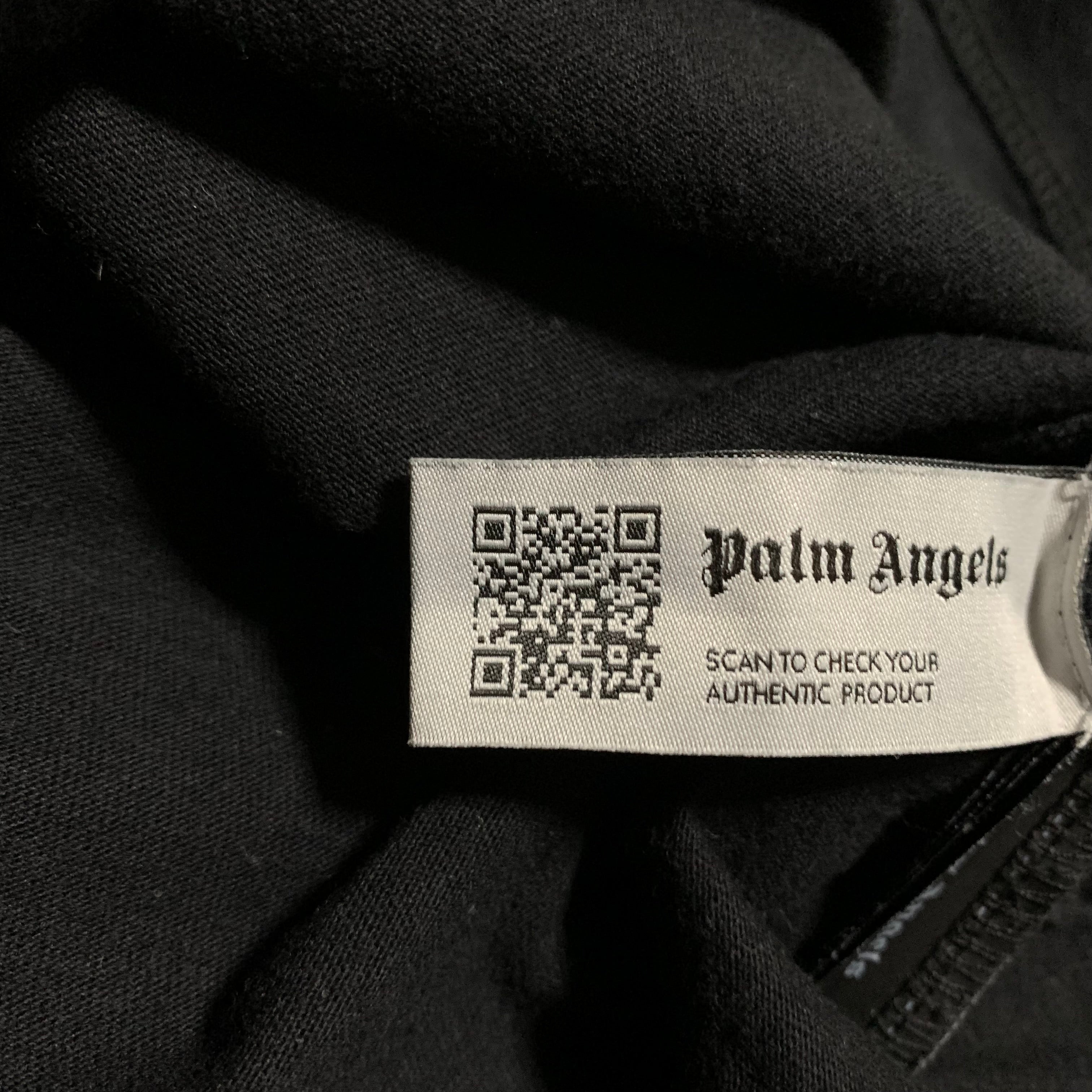 Palm Angels Medium Dubai Sprayed Heart Black Tee