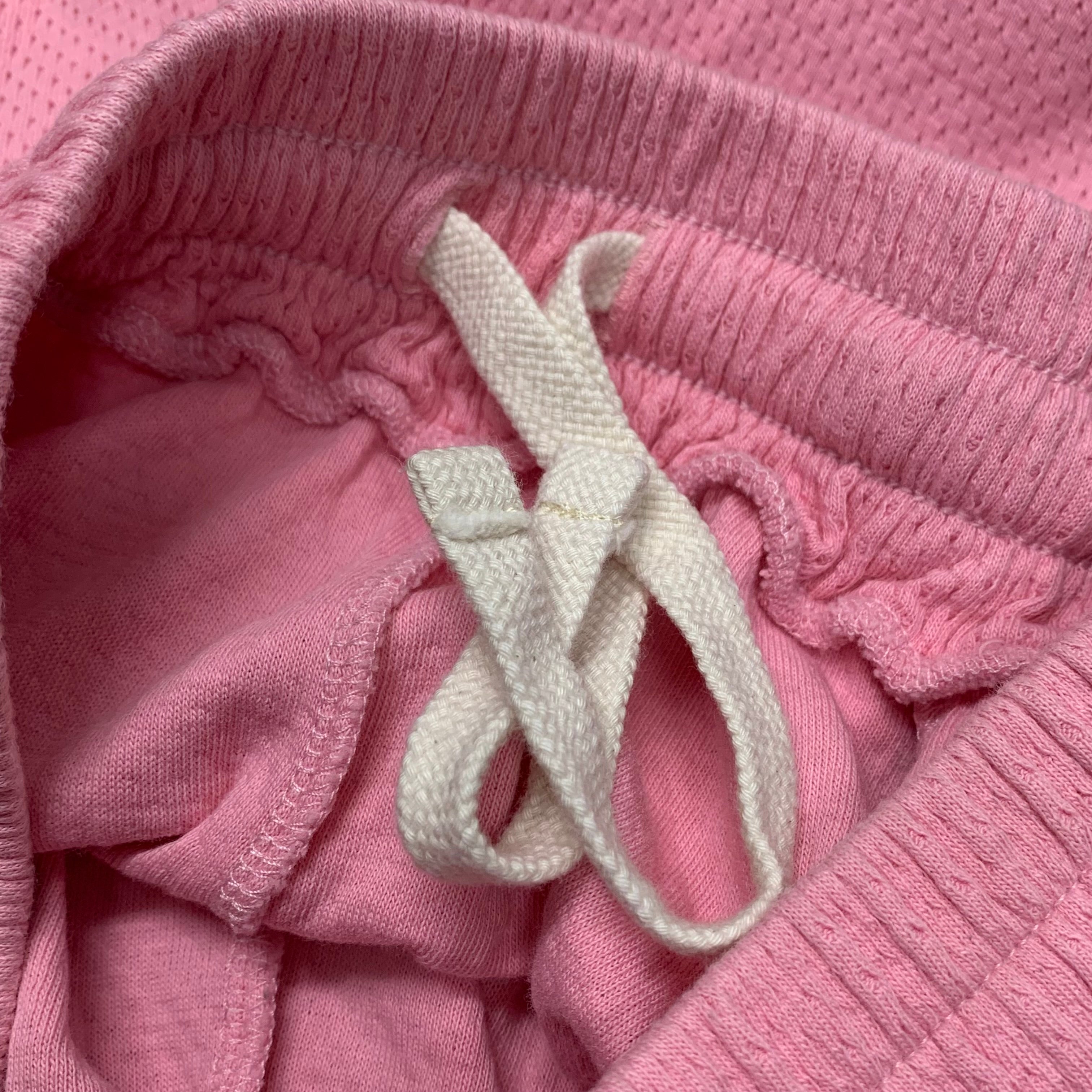 Represent Small Shorts Owners Club Script Pink Mesh Zip Bottoms