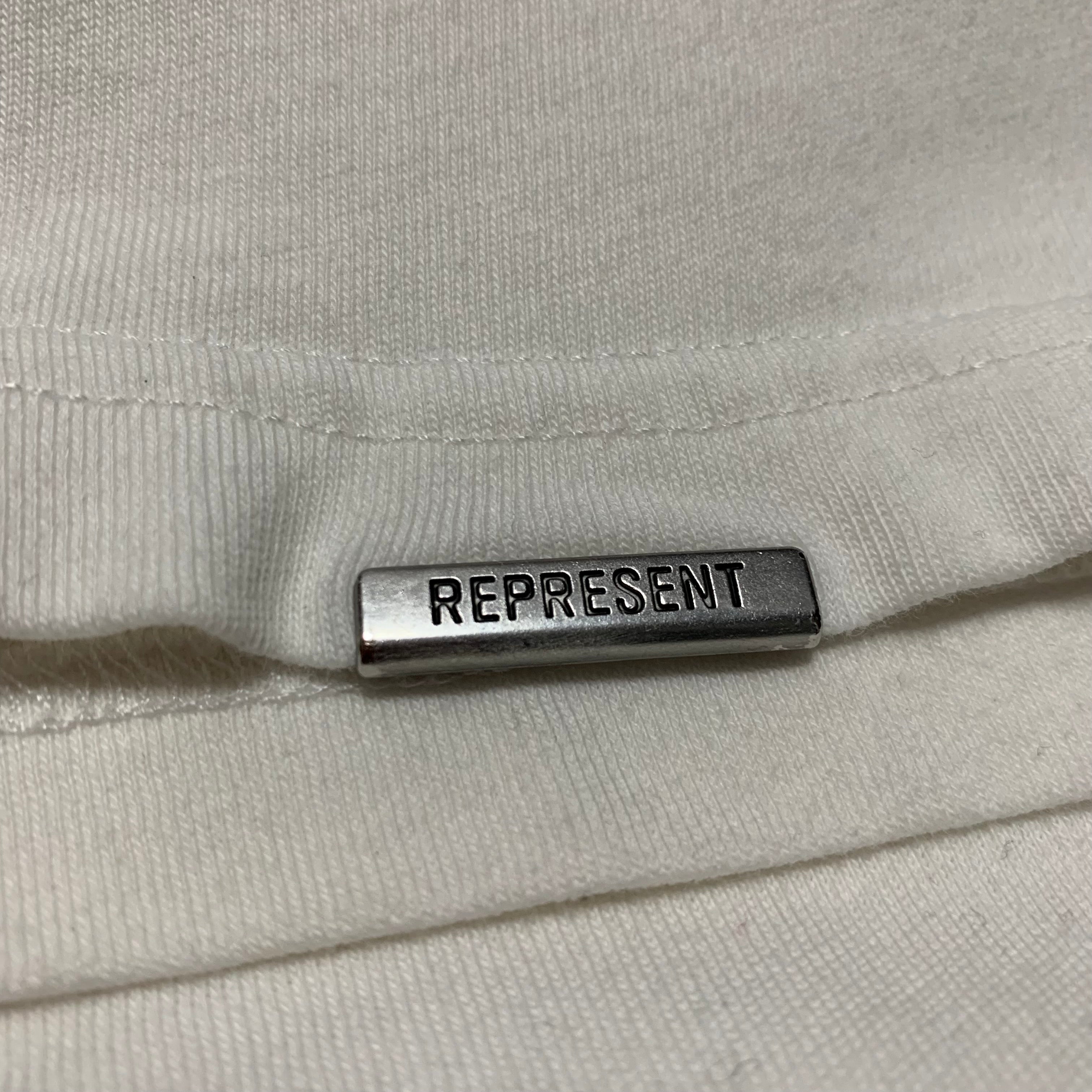 Represent Medium Tee Owners Club Flat White T-Shirt