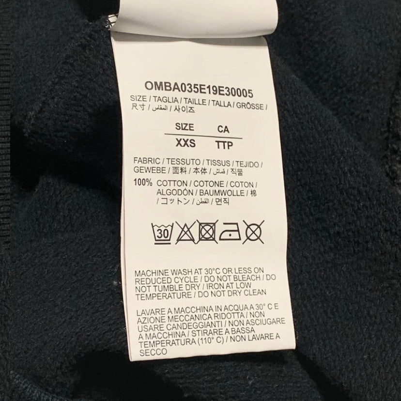 Off White XXS Mariana Silva Painting Black Sweatshirt Crewneck Virgil Abloh