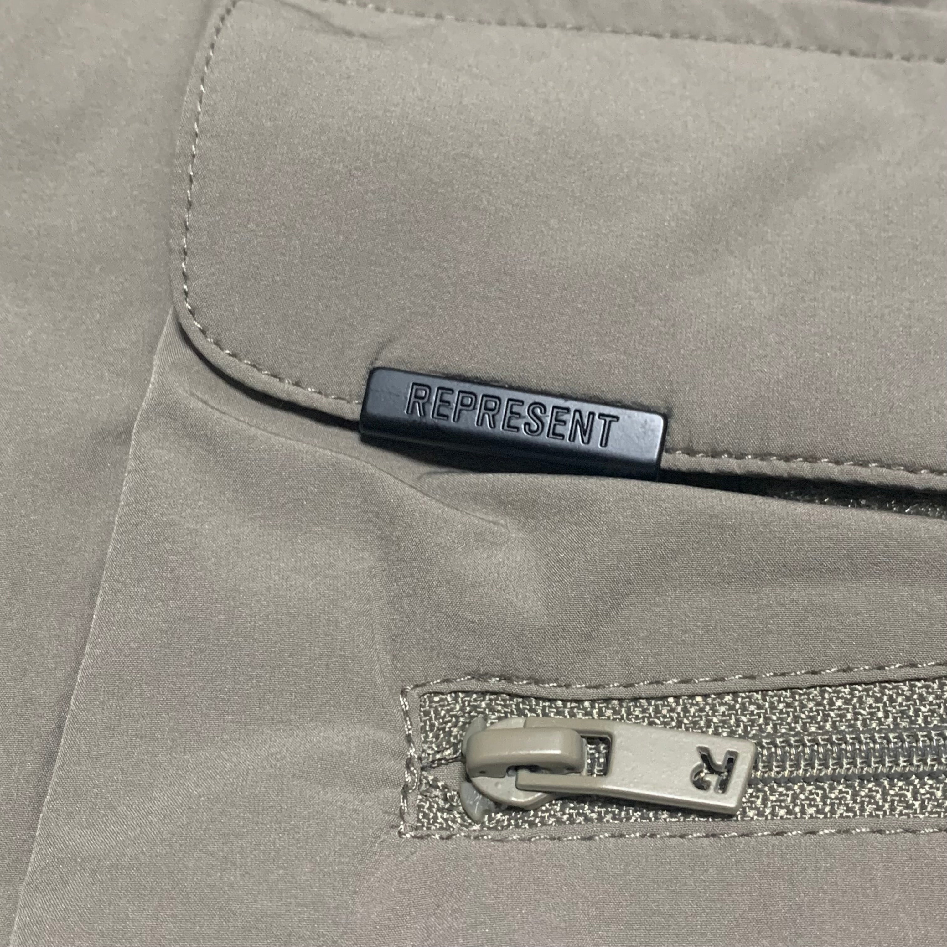 Represent Small 247 Pants Taupe Beige Track Pant Bottoms