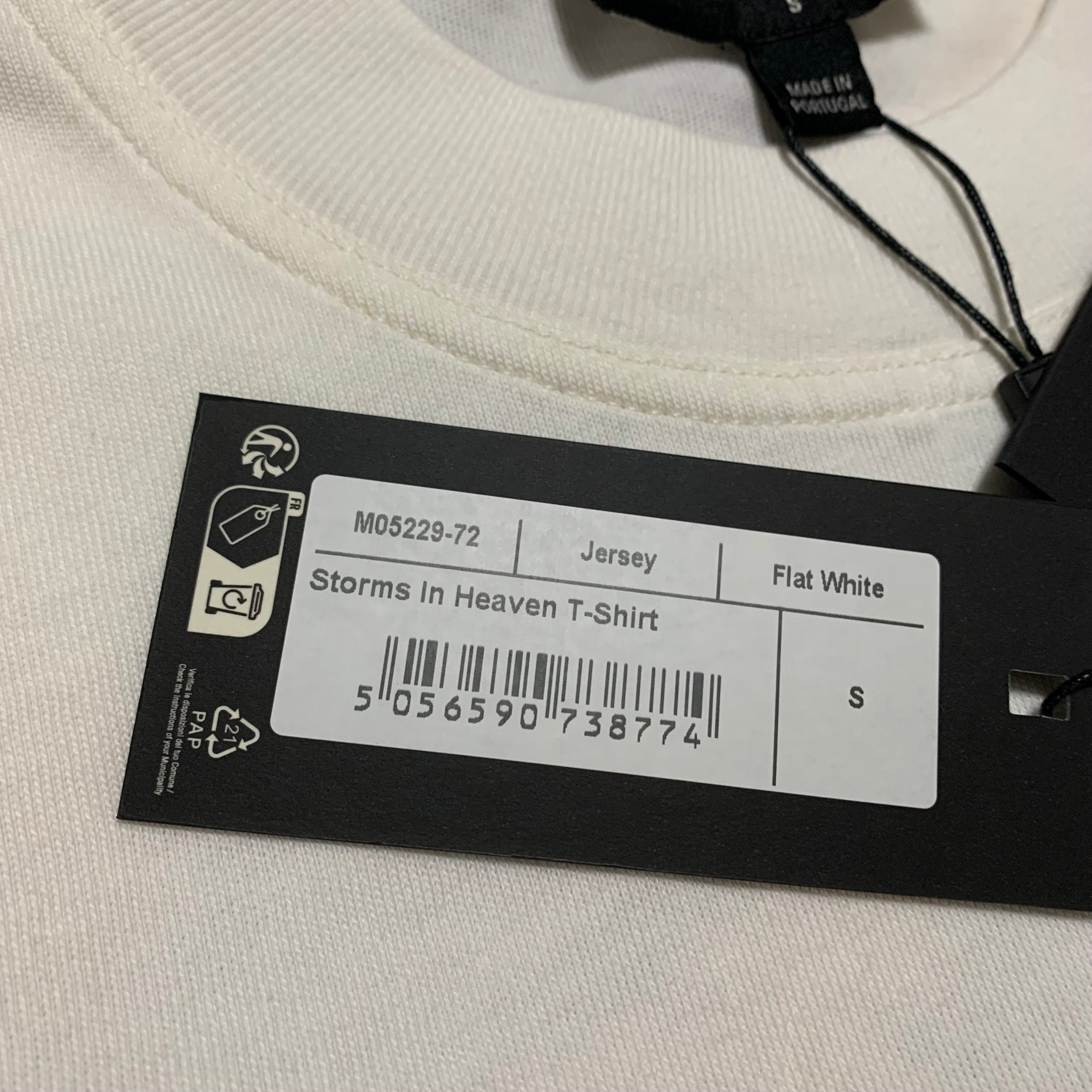 Represent Small Storms In Heaven Flat White Tee