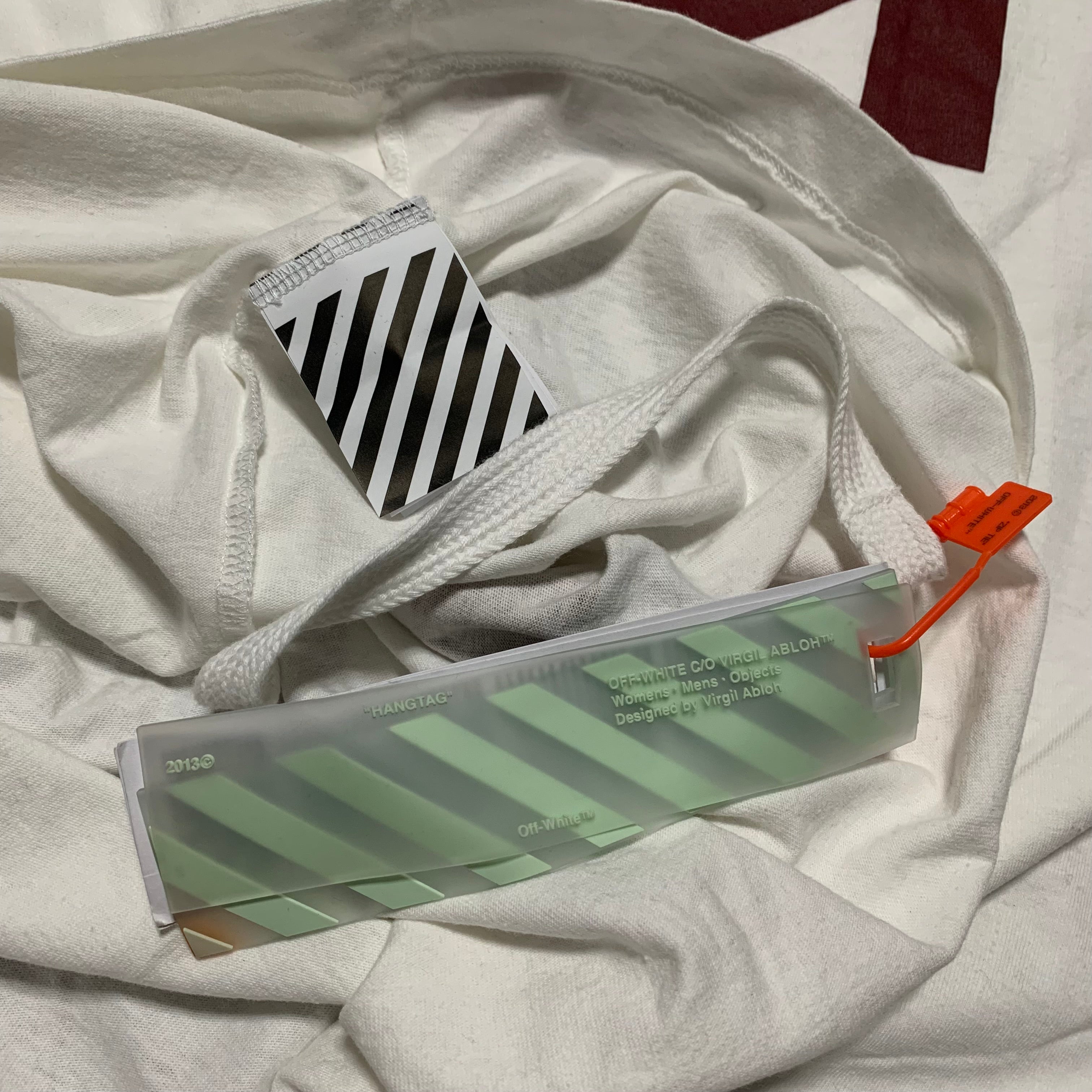 Off White Large Arachno Spider Arrows White Tee Virgil Abloh