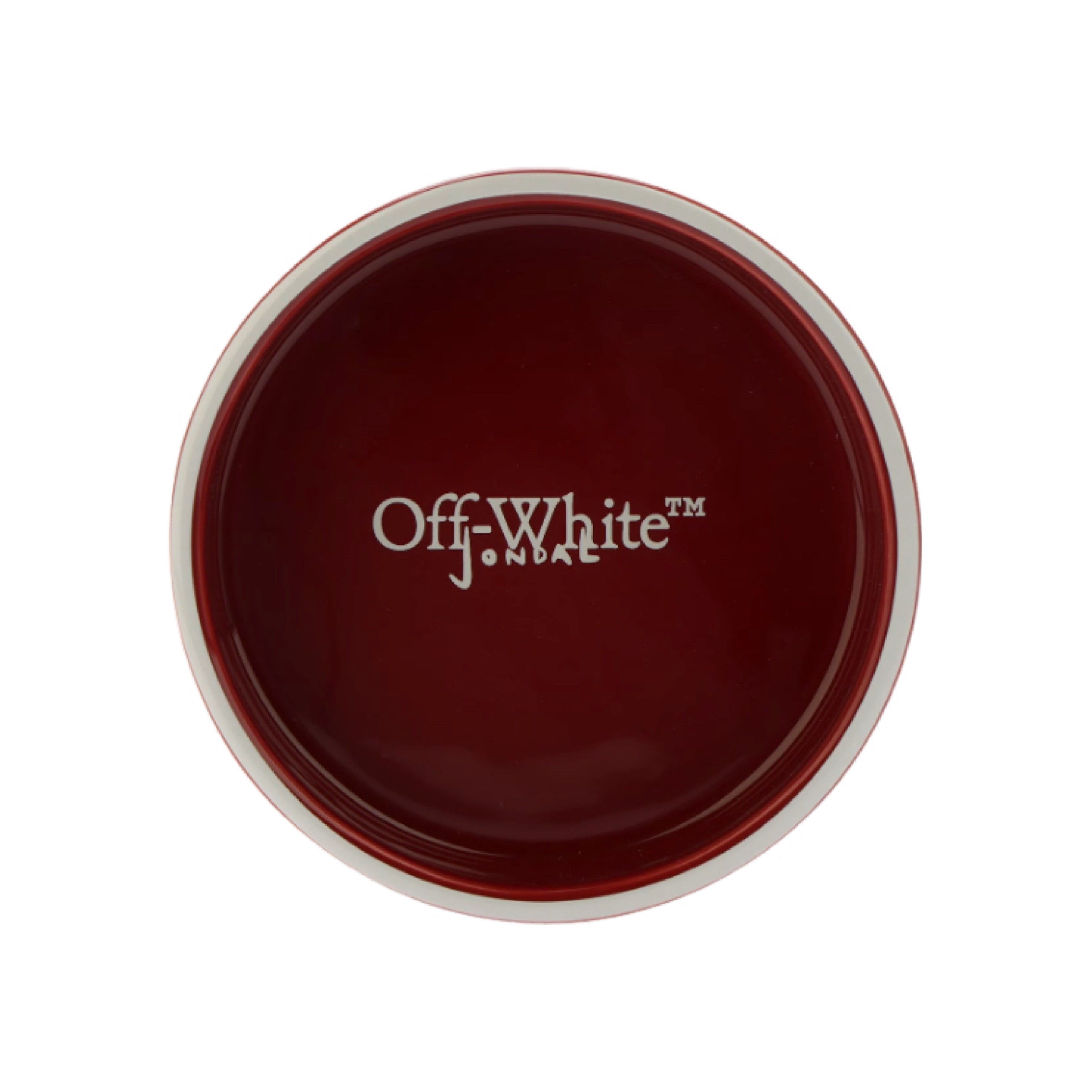 Off White Tray Arrows Red Burgundy Jondal Disk Ashtray Virgil Abloh