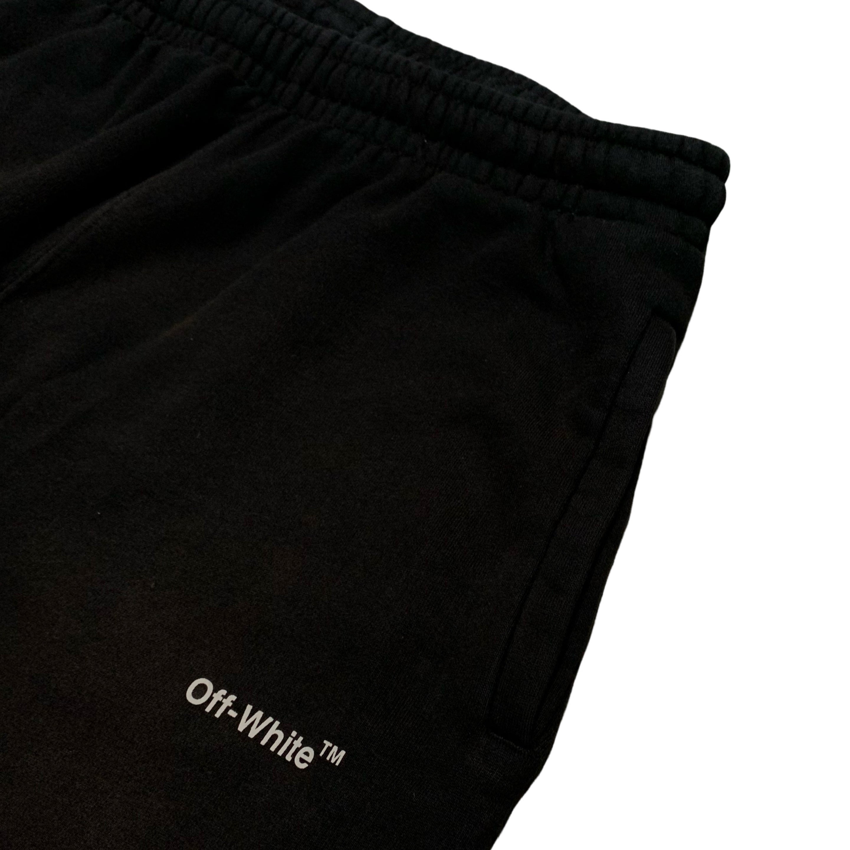 Off White Medium Shorts Diag Caravaggio Black Bottoms Virgil Abloh