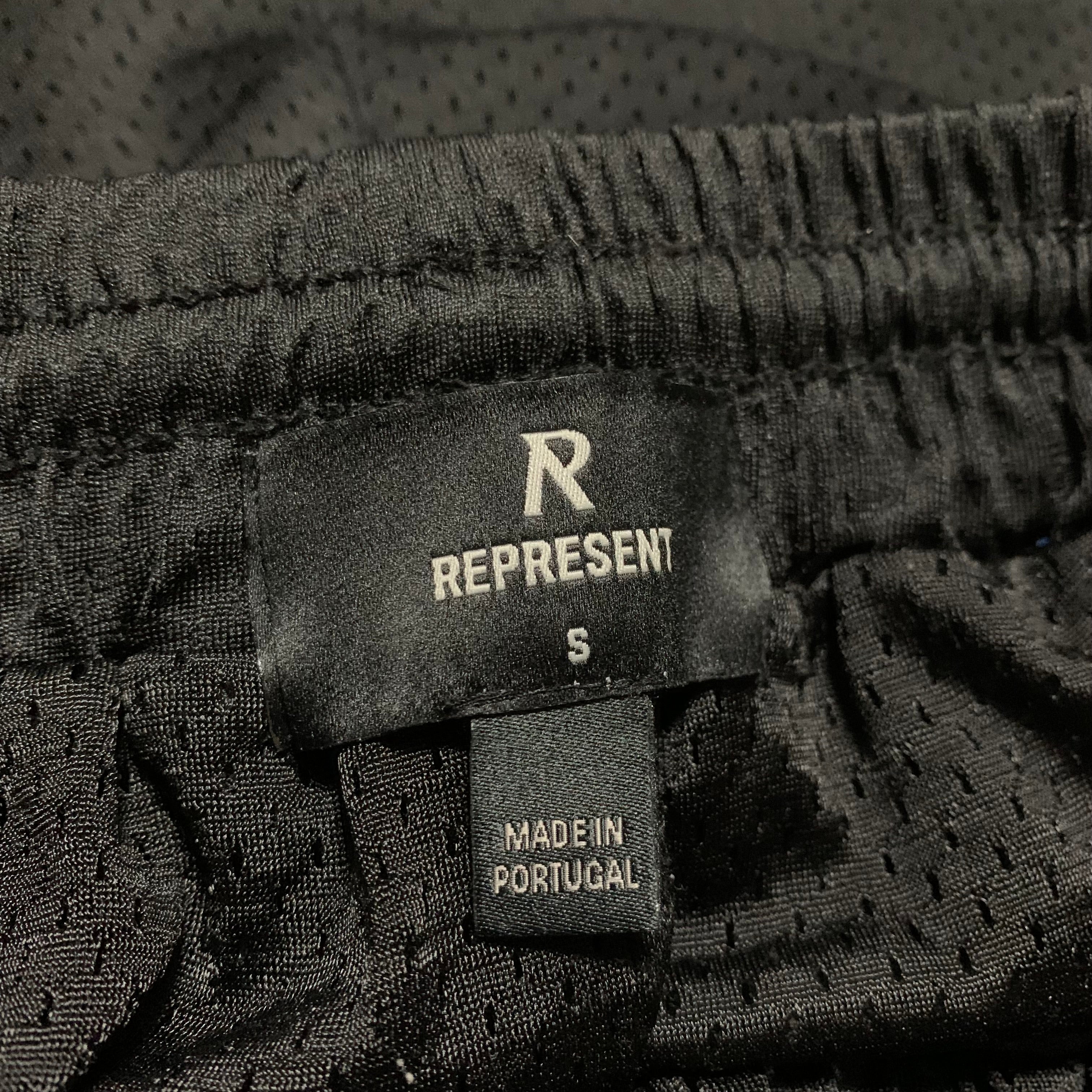 Represent Small Shorts Owners Club Mesh Black Bottoms