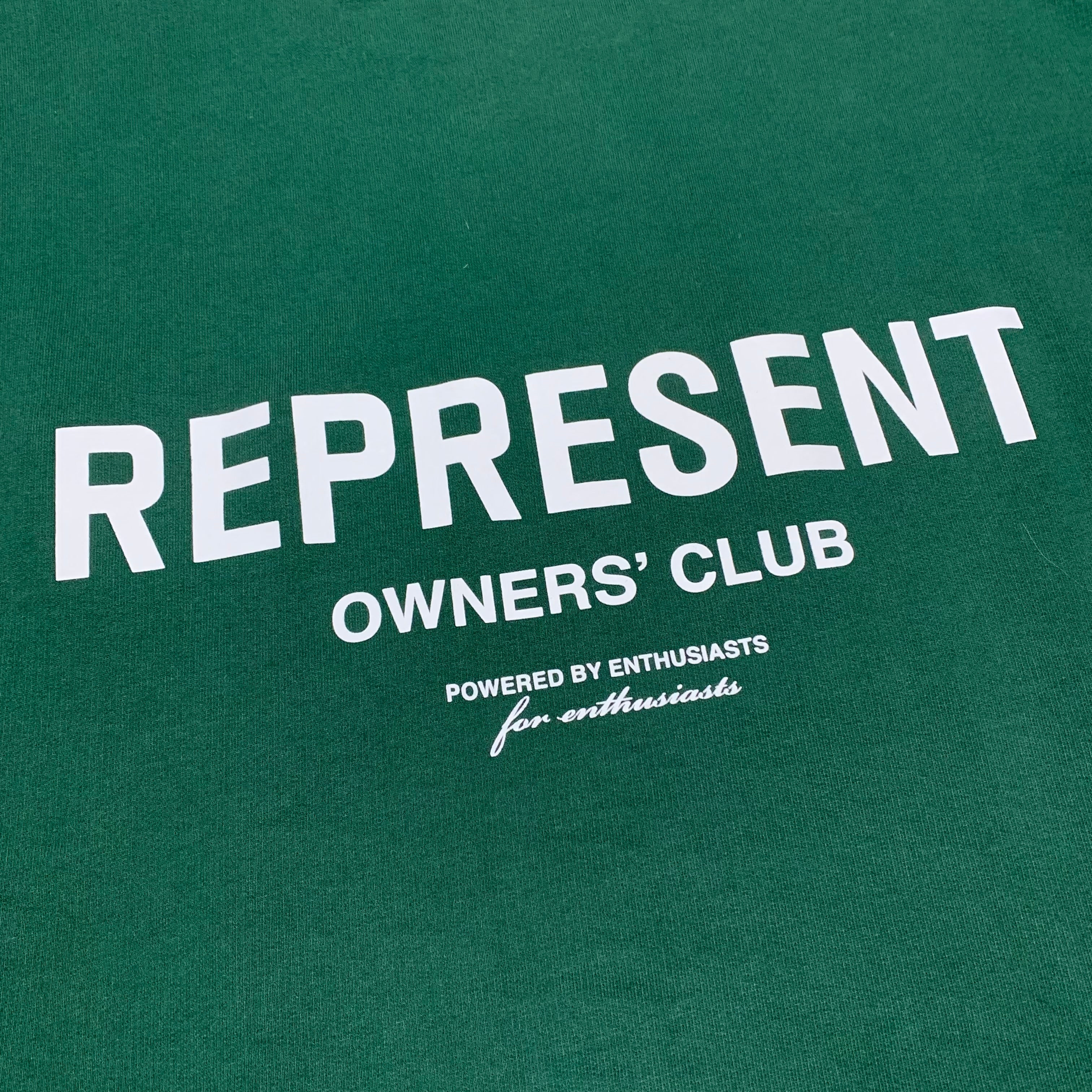 Represent Small Owners Club Green Sweater Sweatshirt Crewneck