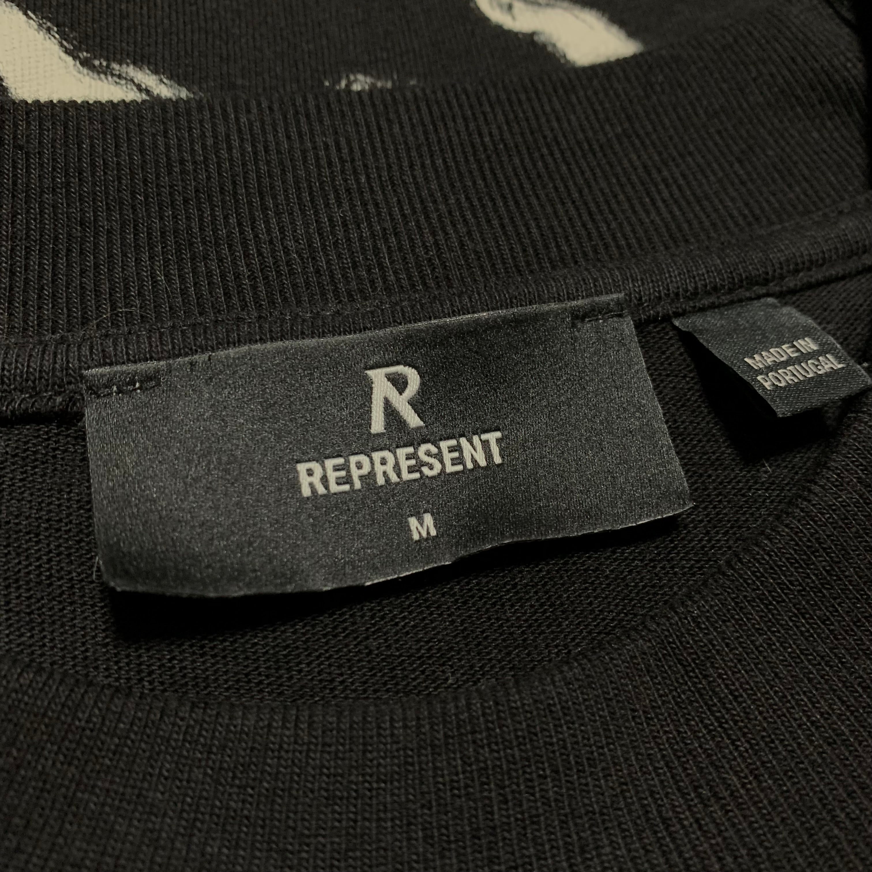 Represent Medium Icarus Jet Black Tee