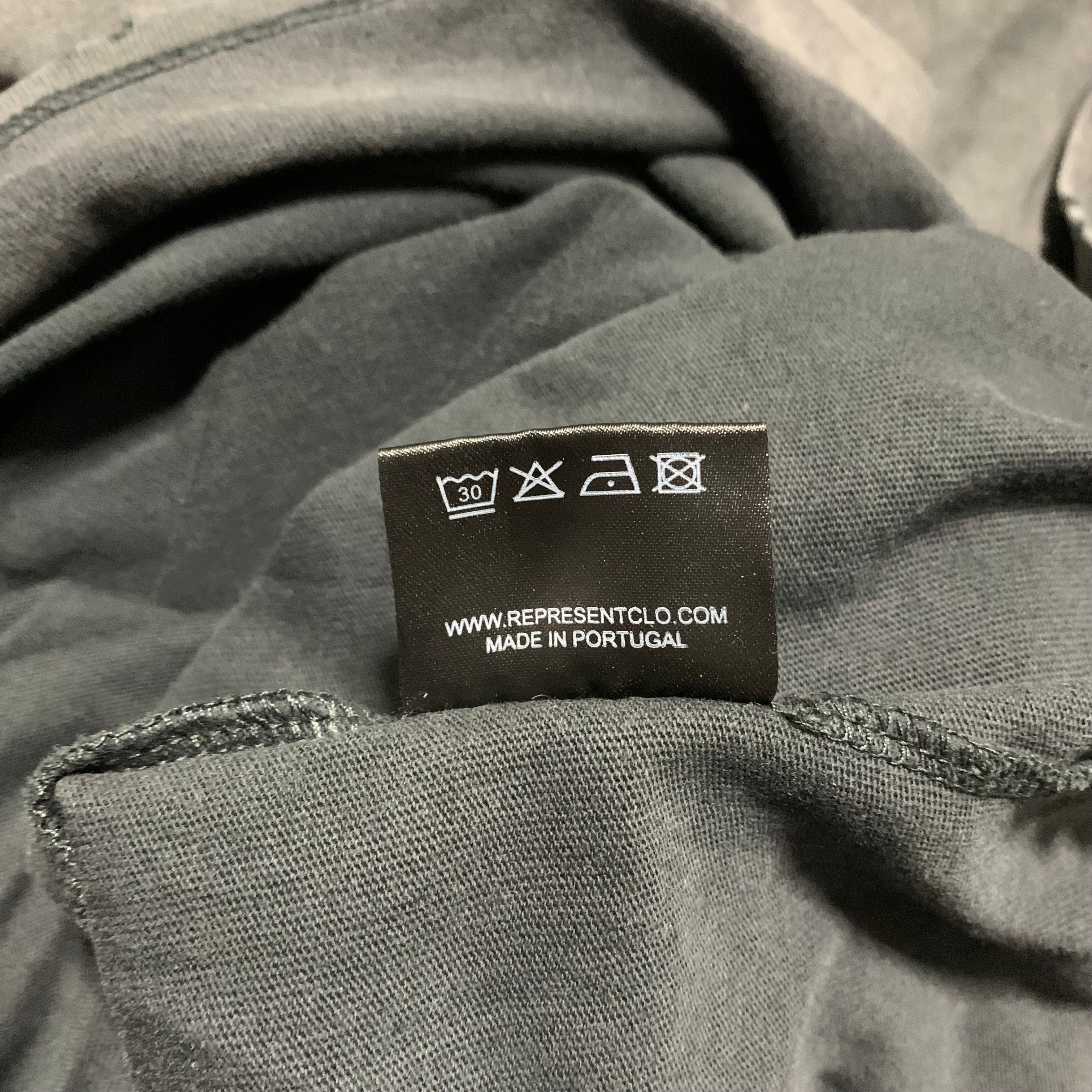 Represent Large Faze Clan Vintage Grey Tee