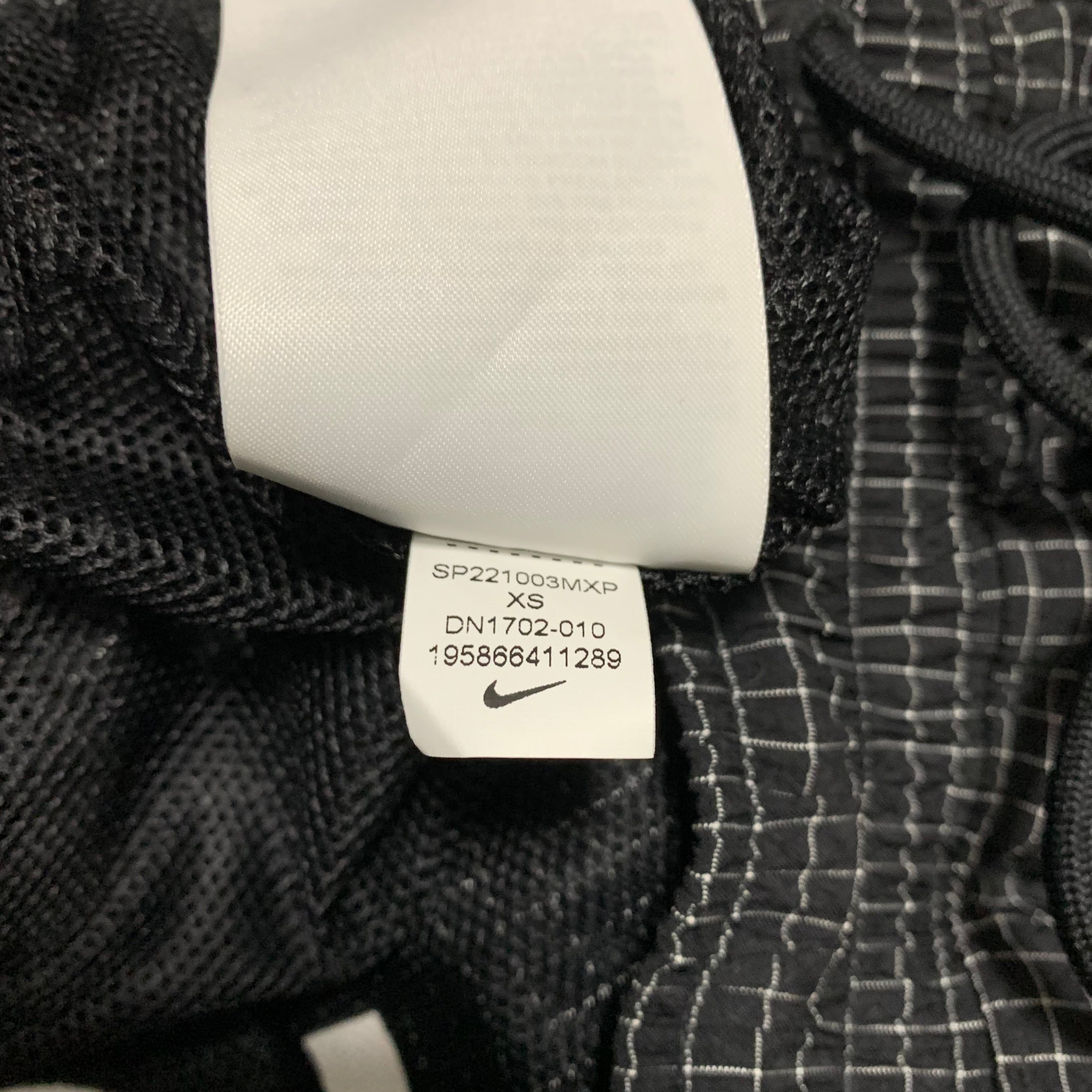 Off White Nike XS Shorts Black Woven 002 Shorts 2022
