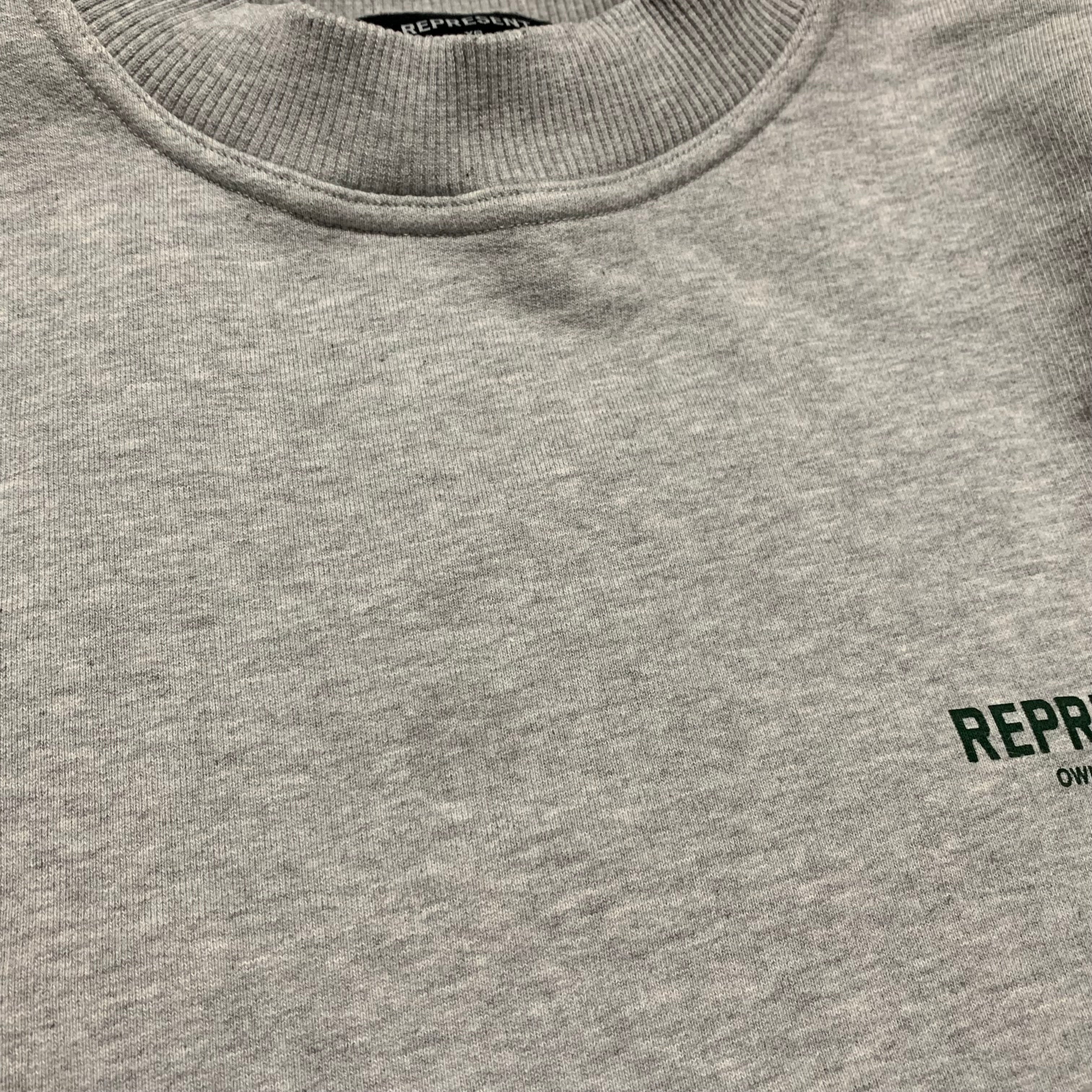 Represent XS Owners Club Sweater Sweatshirt Crewneck Grey
