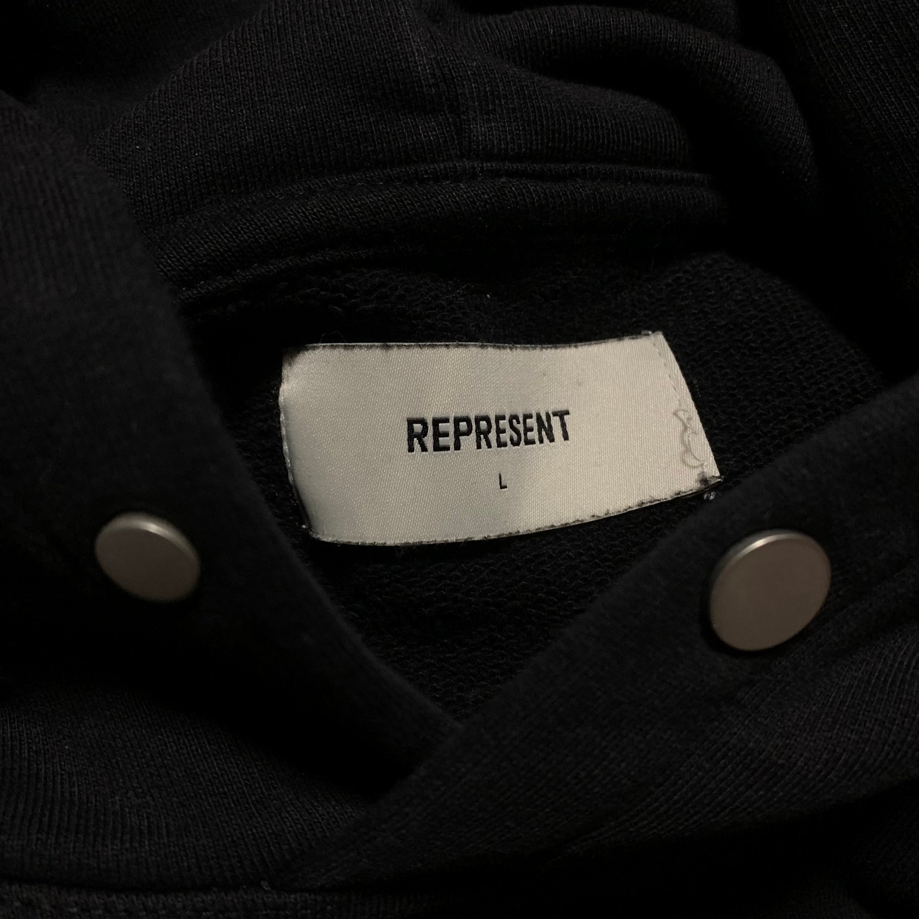 Represent Large Staff London Black Hoodie