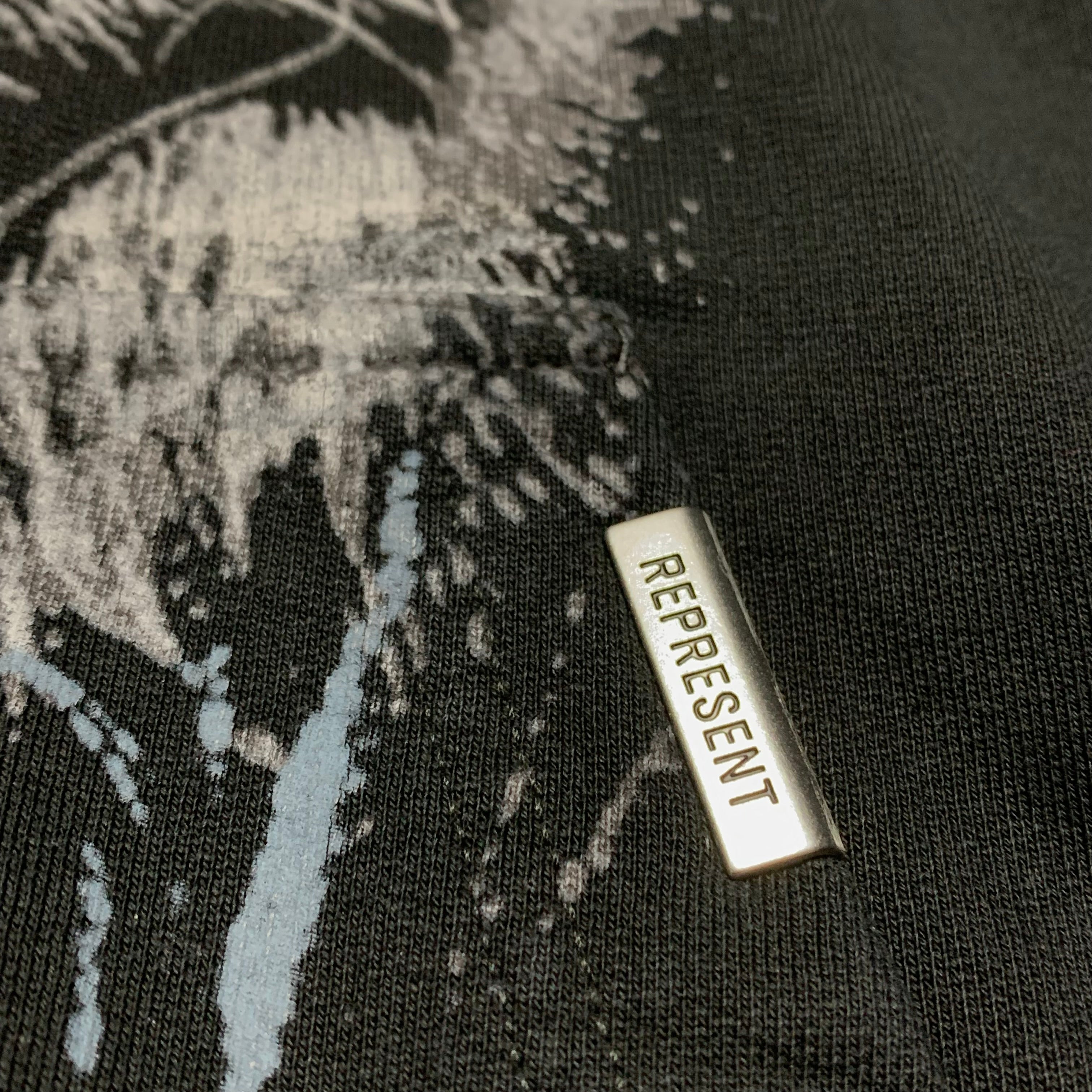 Represent Large Best Of The Breed Vintage Black Hoodie