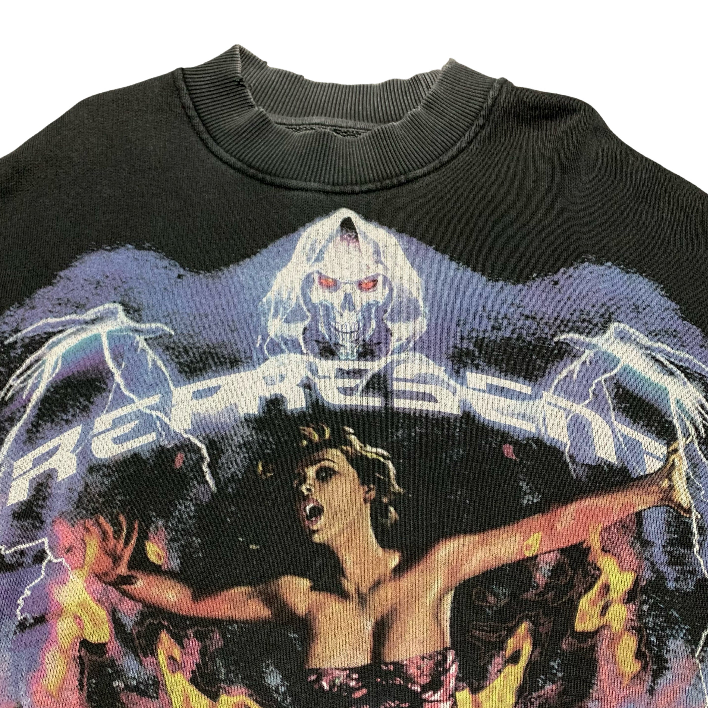 Represent Medium Spirit Reaper Vintage Black Sweater Sweatshirt Crewneck