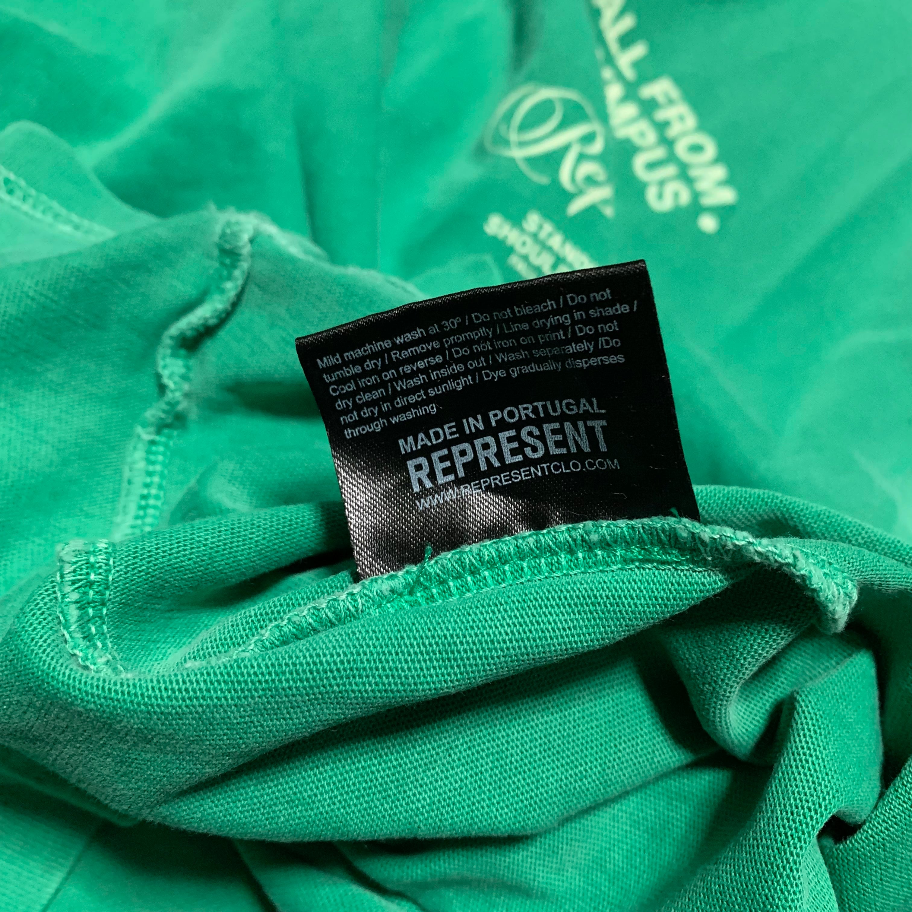 Represent Medium Fall From Olympus Island Green Tee