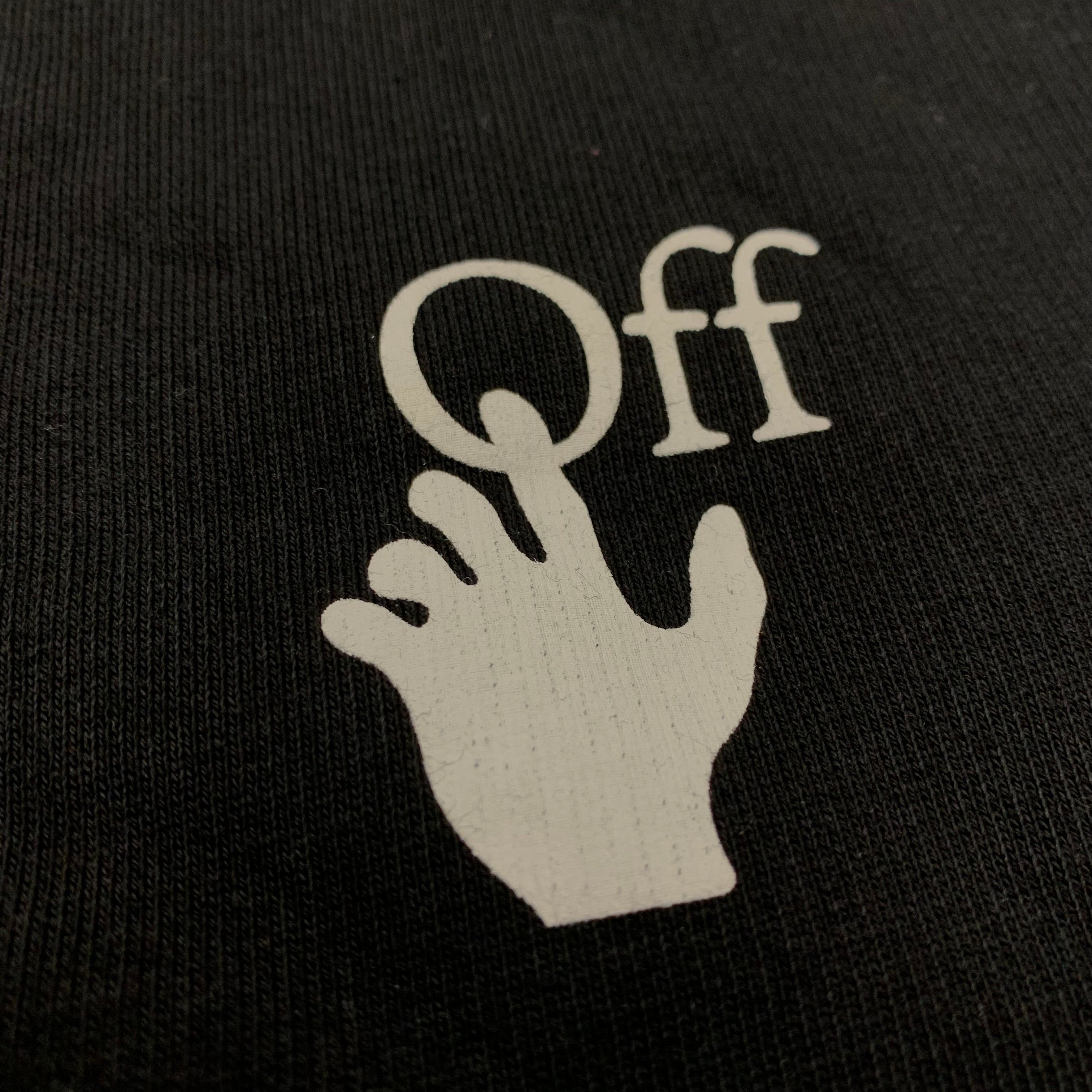 Off White Medium Degrade Arrows Black Sweatshirt Crewneck Virgil Abloh