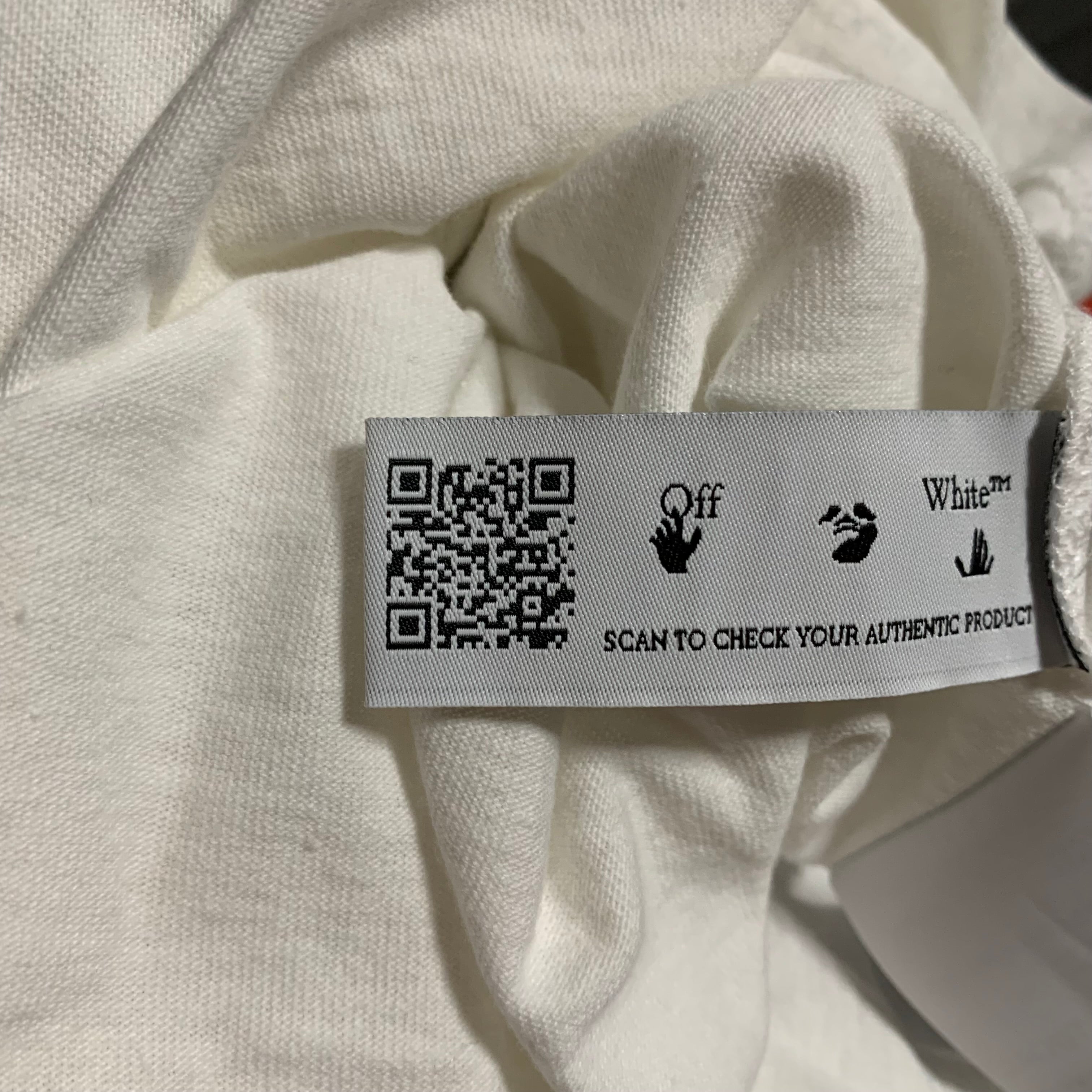 Off White Small Caravaggio Till The End White Tee Virgil Abloh