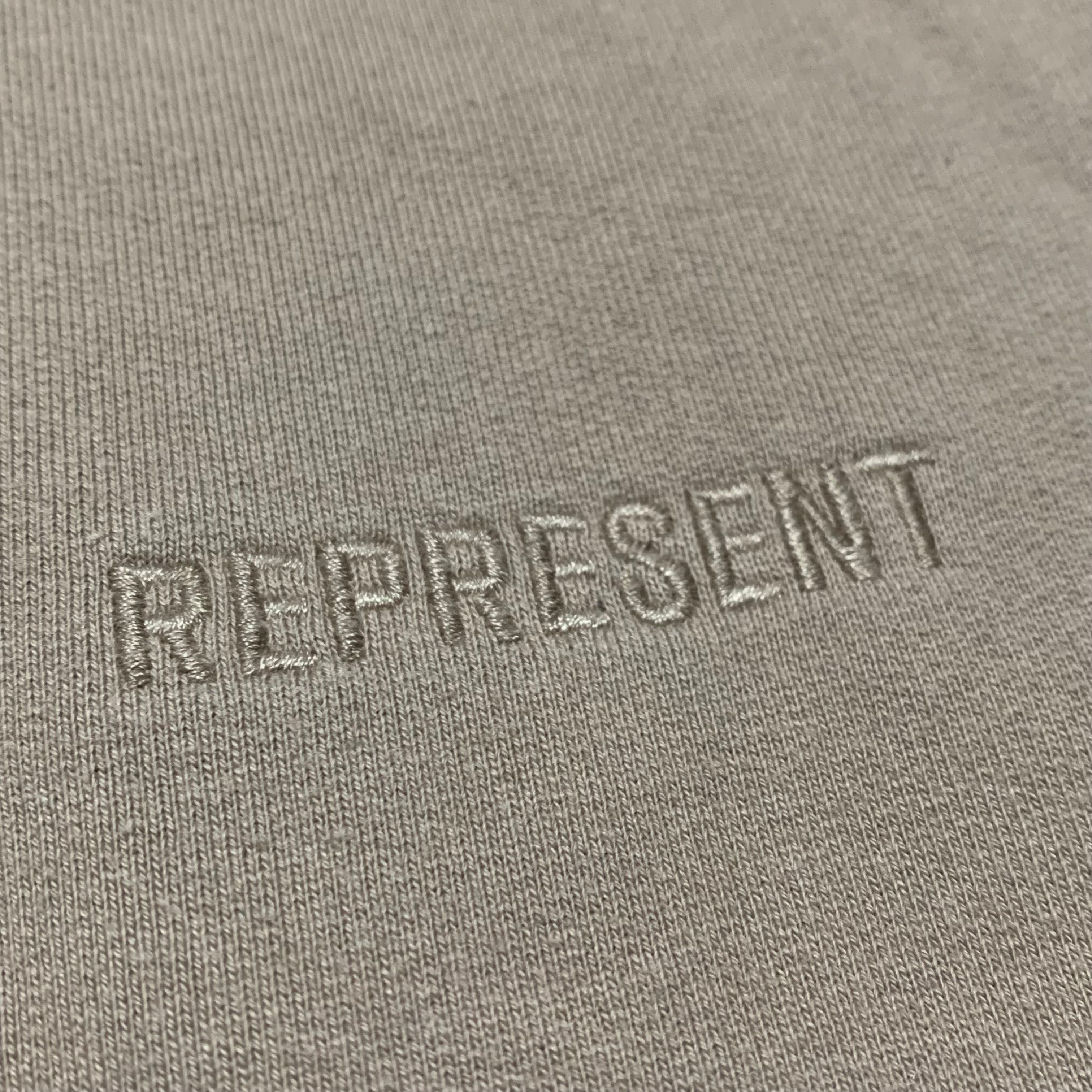 Represent Small Blanks Beige Sweater Sweatshirt Crewneck