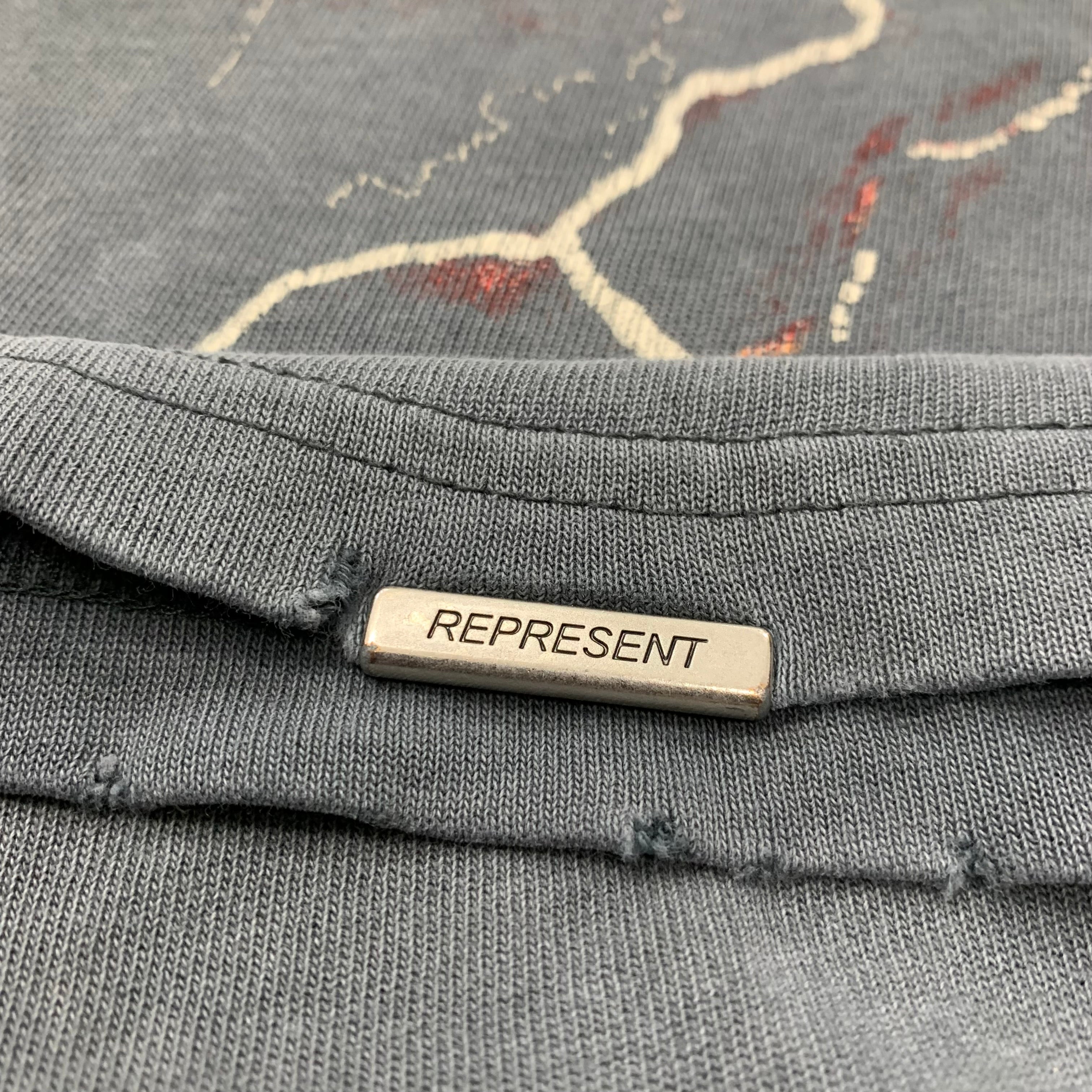 Represent Medium Tee Spirit Angel Vintage Grey T-Shirt