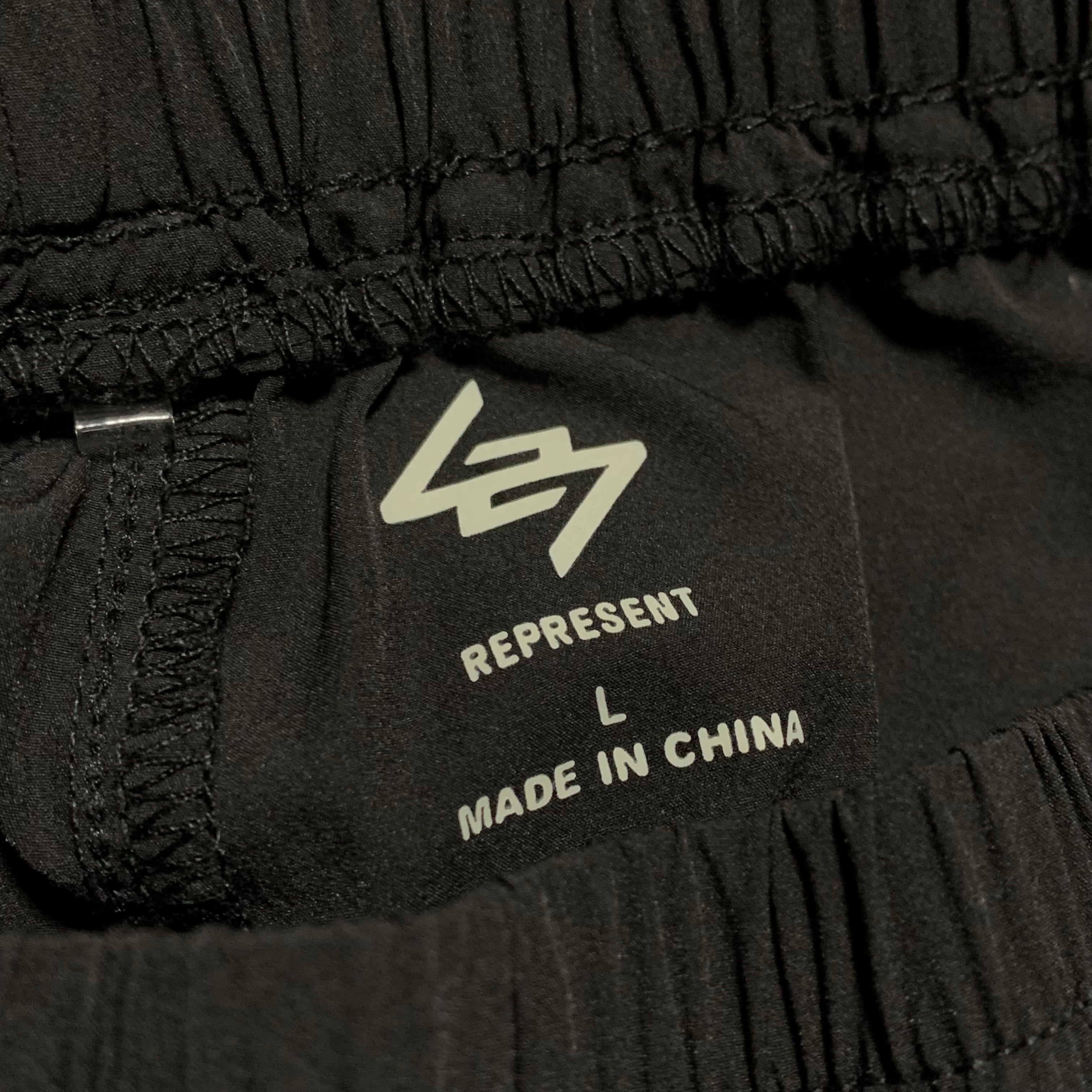 Represent Large 247 Pants Black Track Pant Bottoms