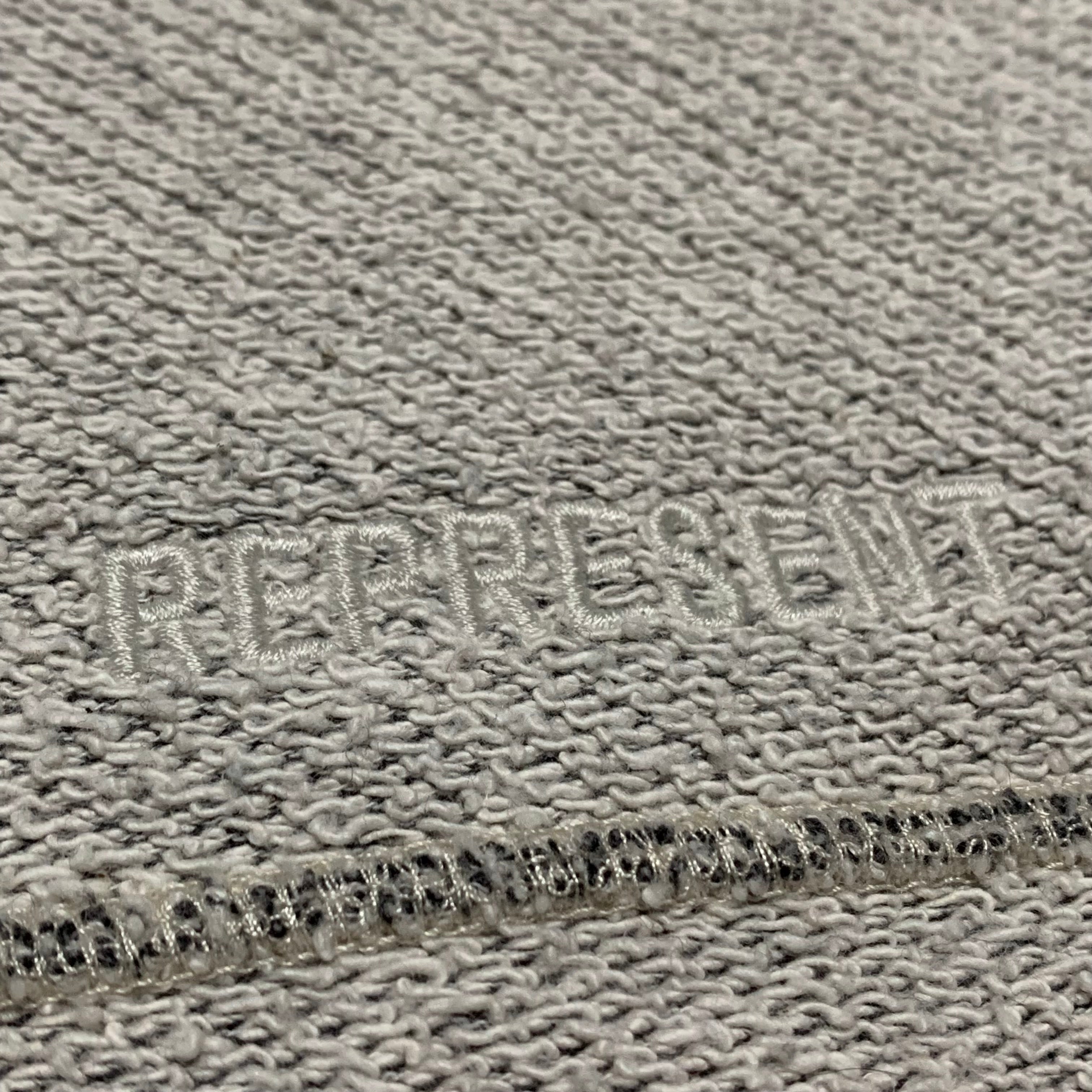 Represent XS Blanks Grey Heavyweight Crewneck Sweatshirt